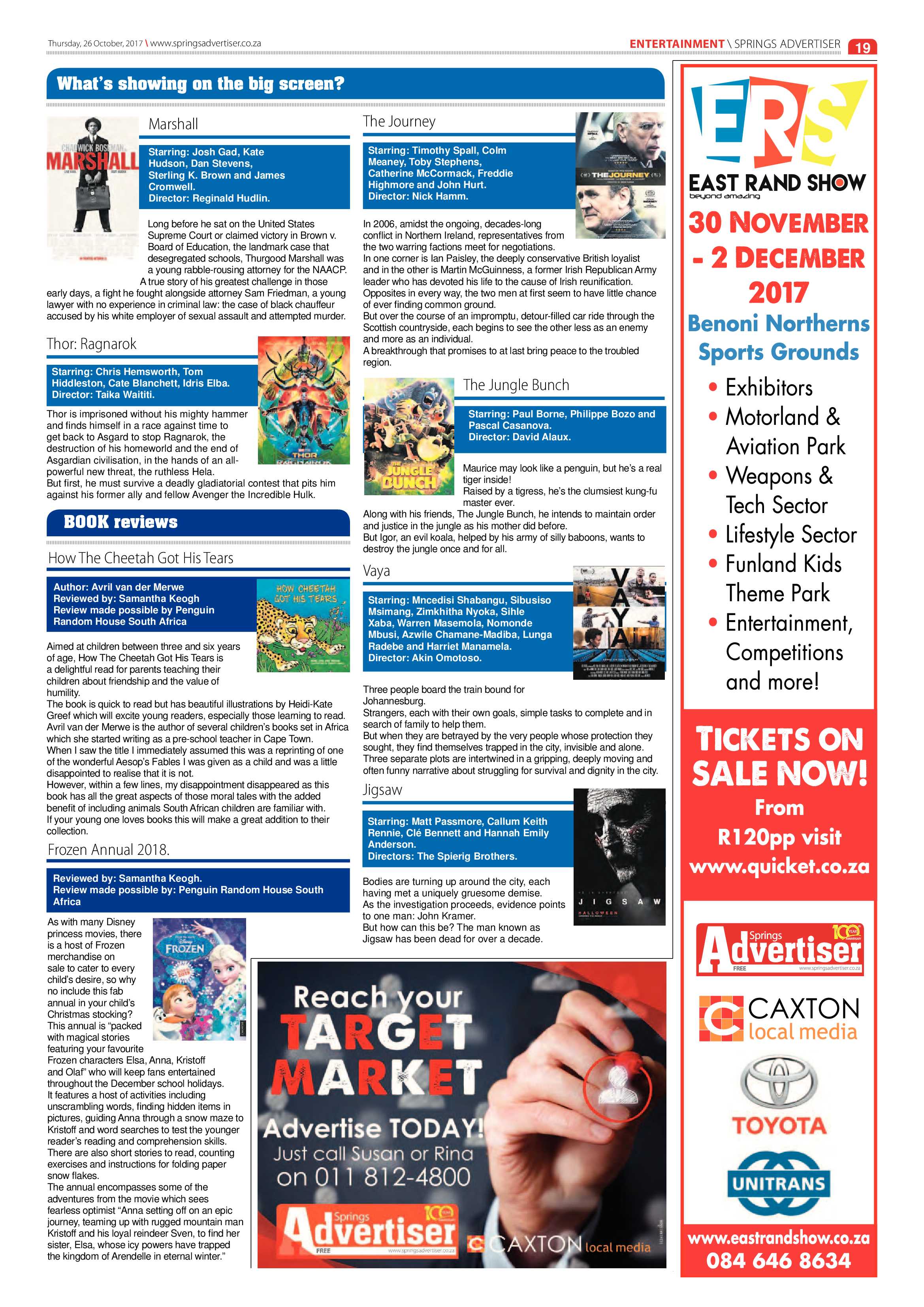 Springs Advertiser 26 October 2017 page 21