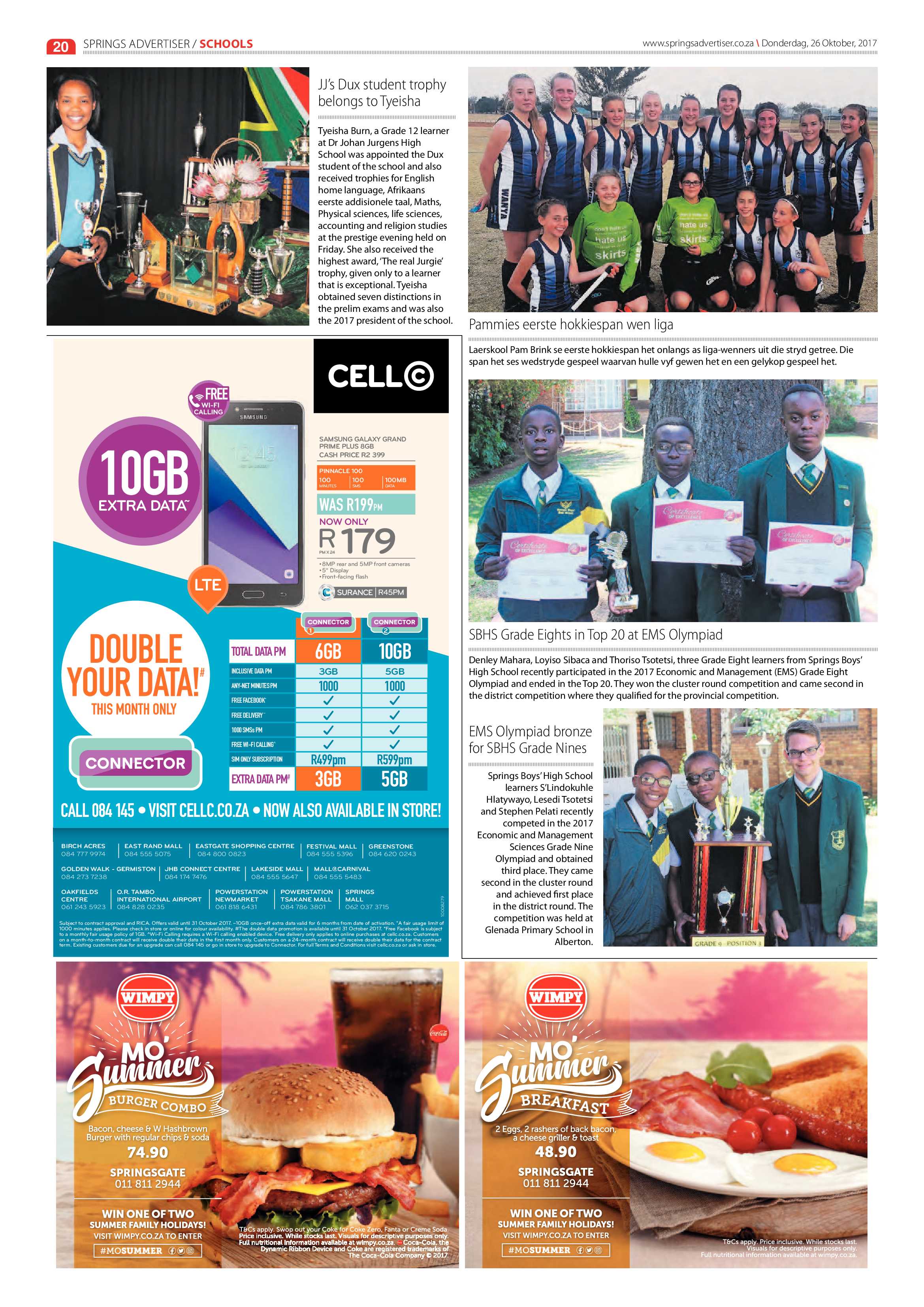 Springs Advertiser 26 October 2017 page 22