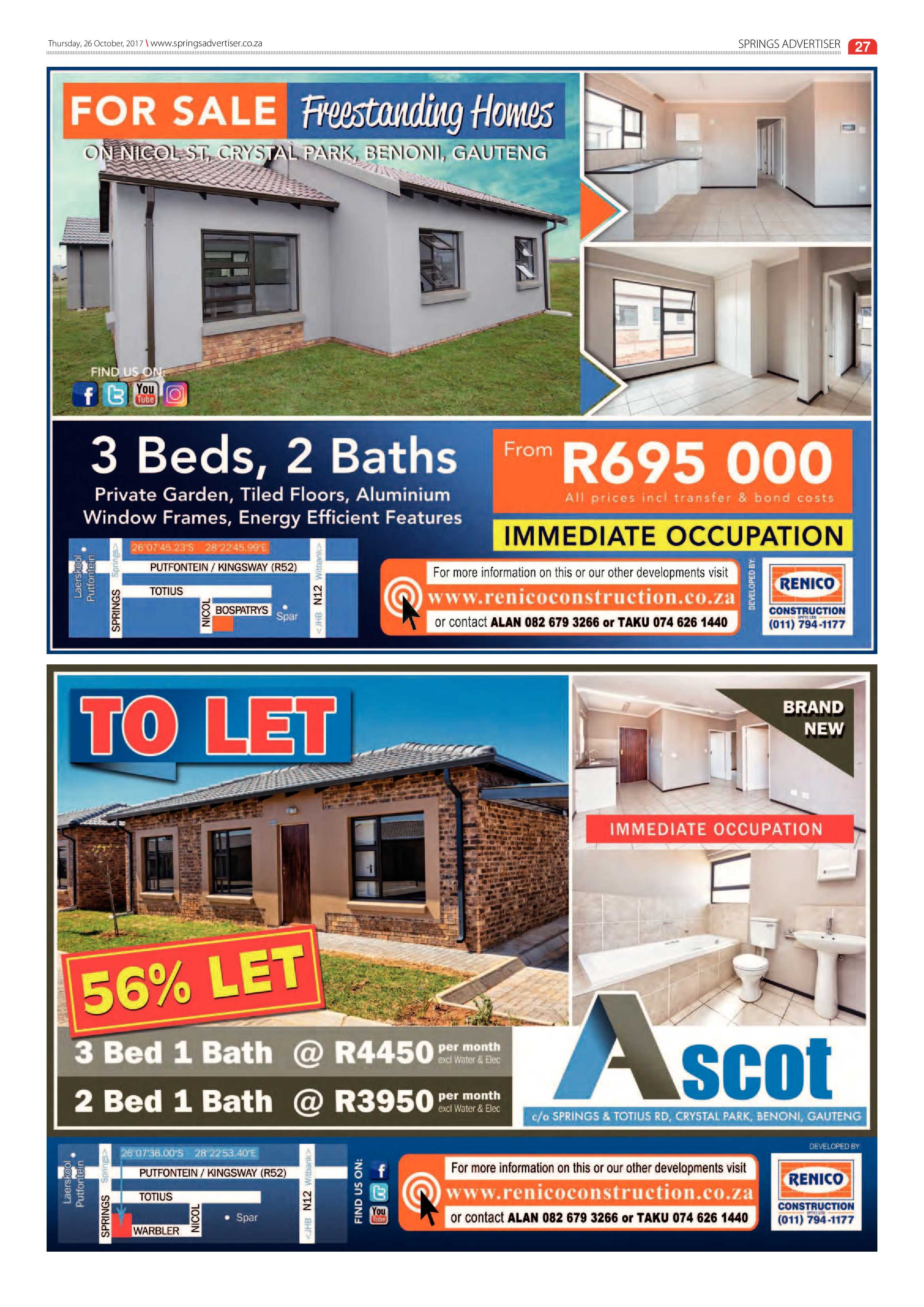 Springs Advertiser 26 October 2017 page 29