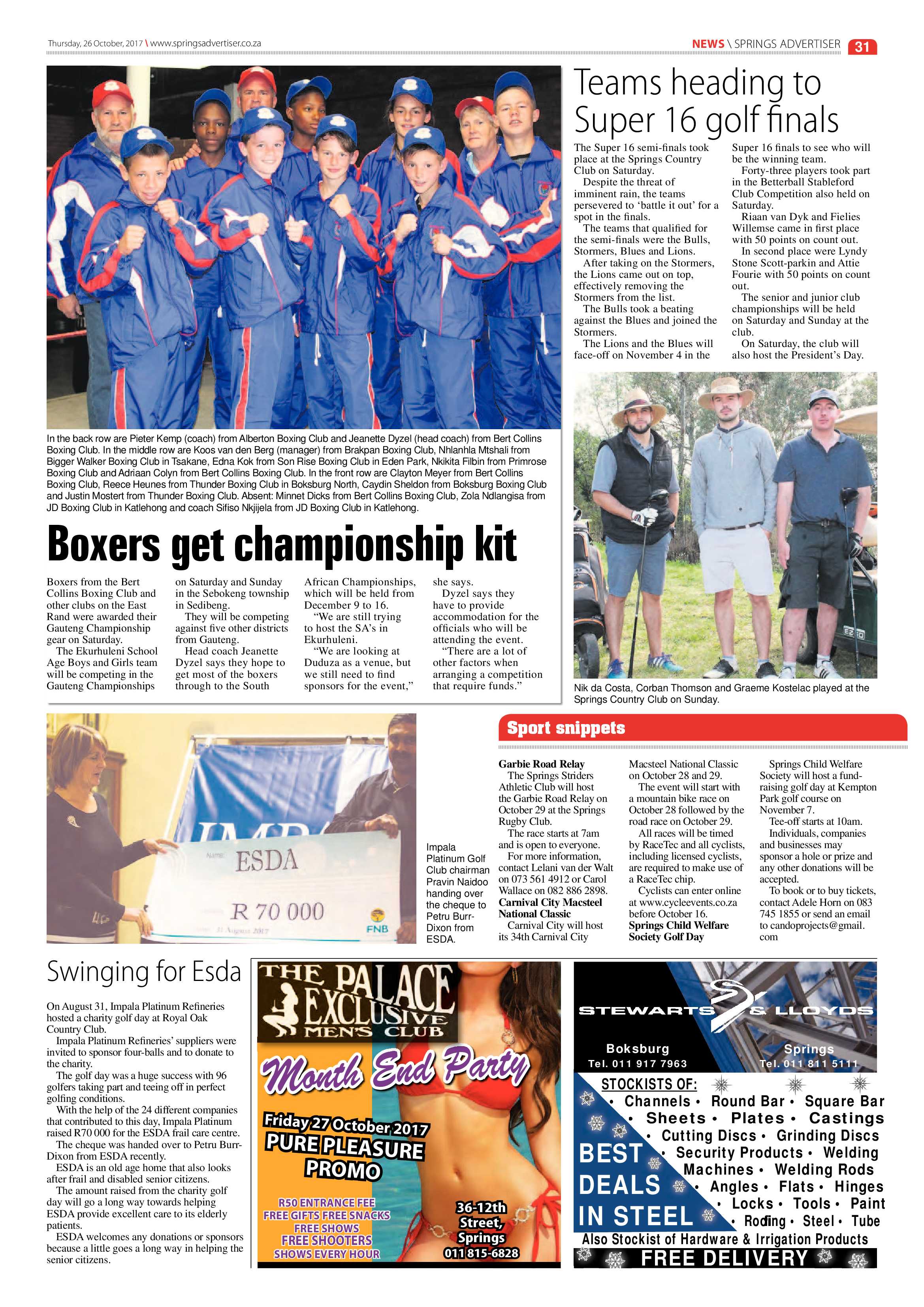 Springs Advertiser 26 October 2017 page 33