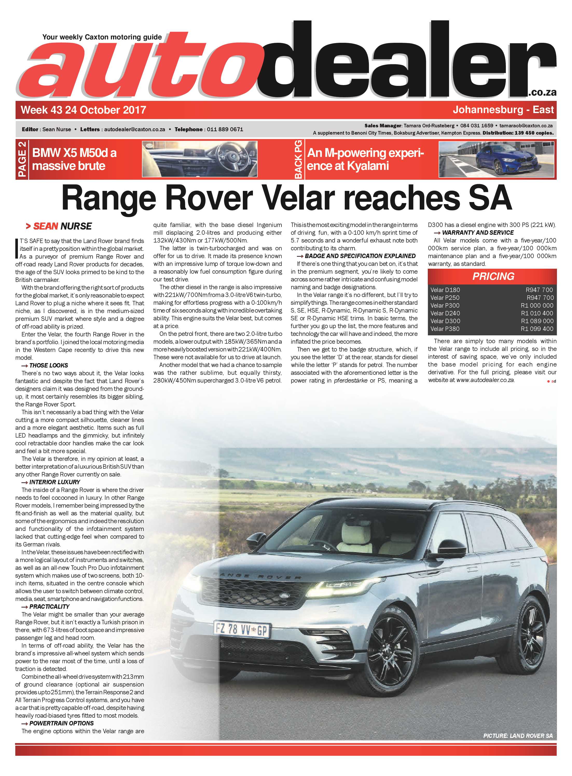 Springs Advertiser 26 October 2017 page 37