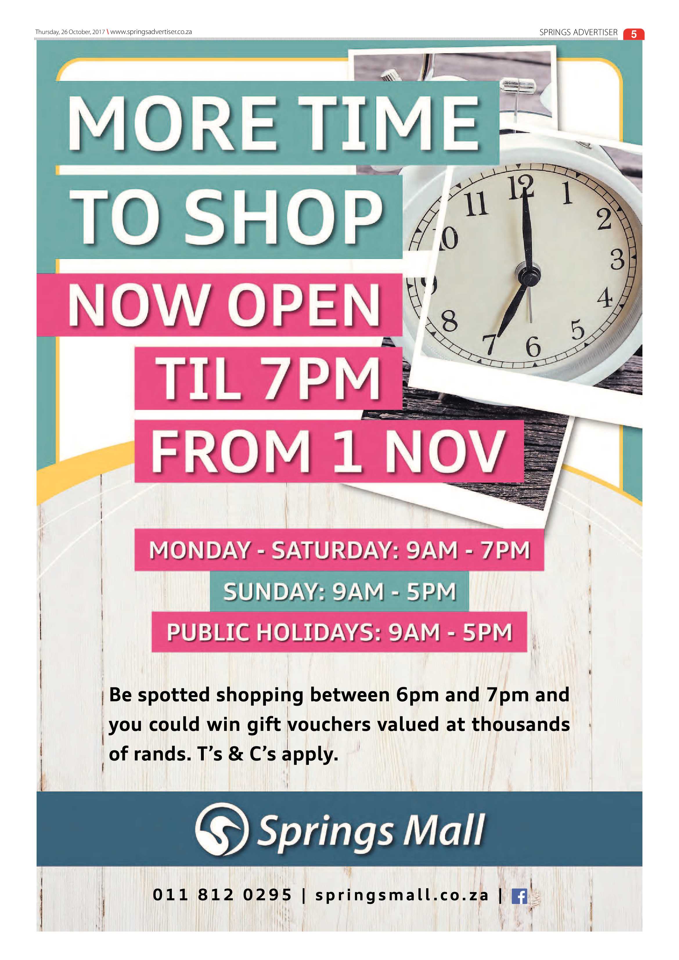 Springs Advertiser 26 October 2017 page 7
