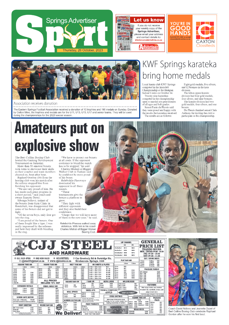 Springs Advertiser 26 October 2023 page 12
