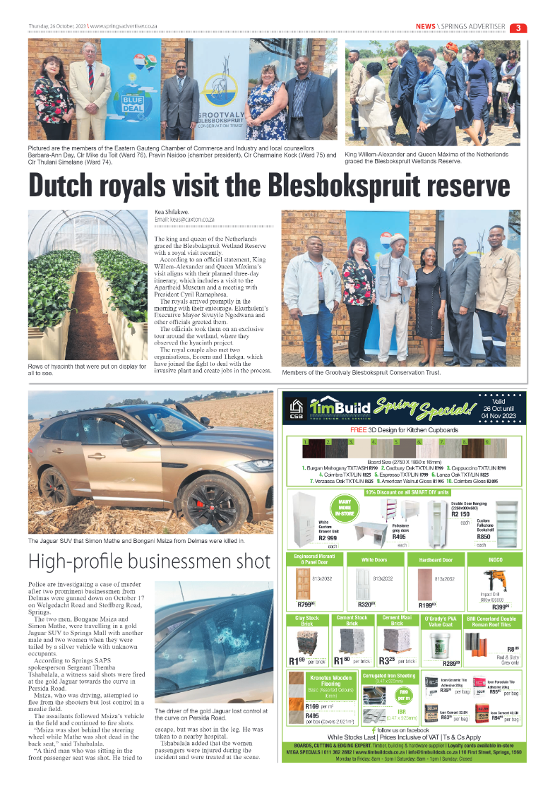 Springs Advertiser 26 October 2023 page 3