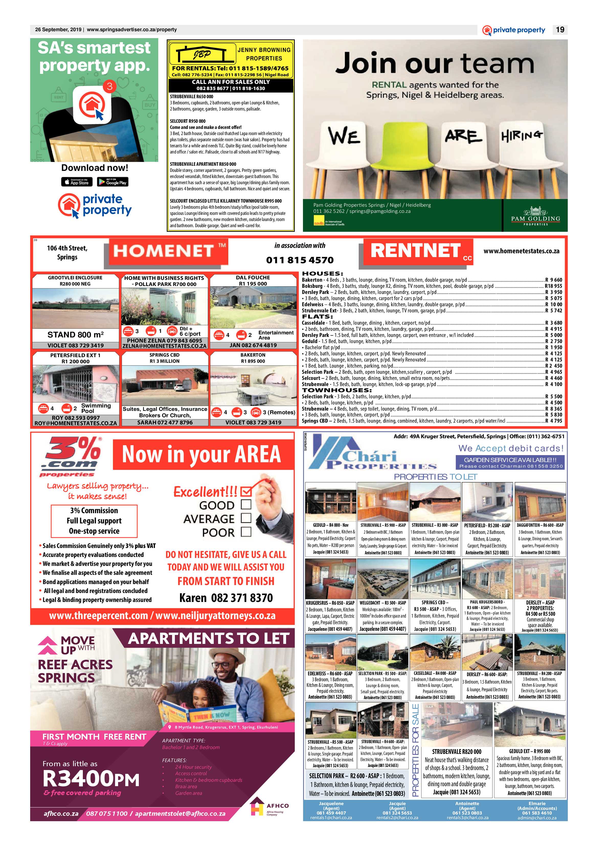 Springs Advertiser 26 September 2019 page 19