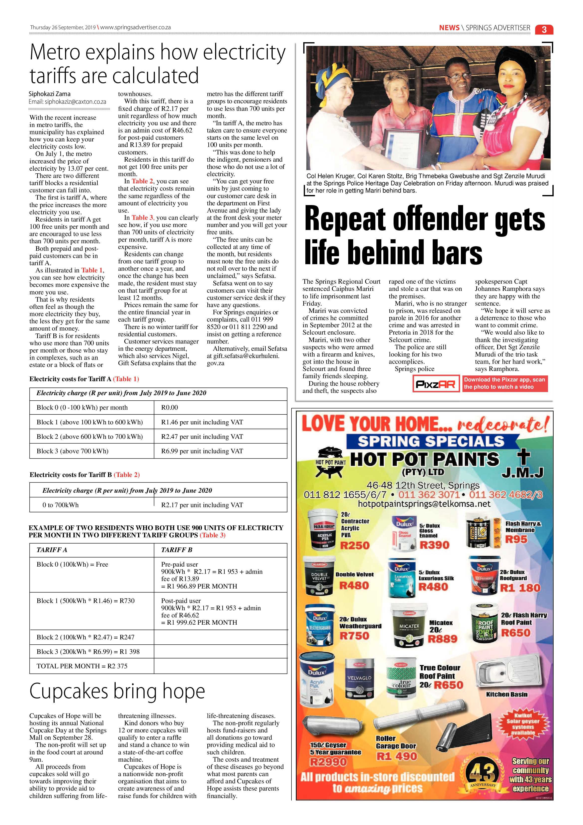 Springs Advertiser 26 September 2019 page 3