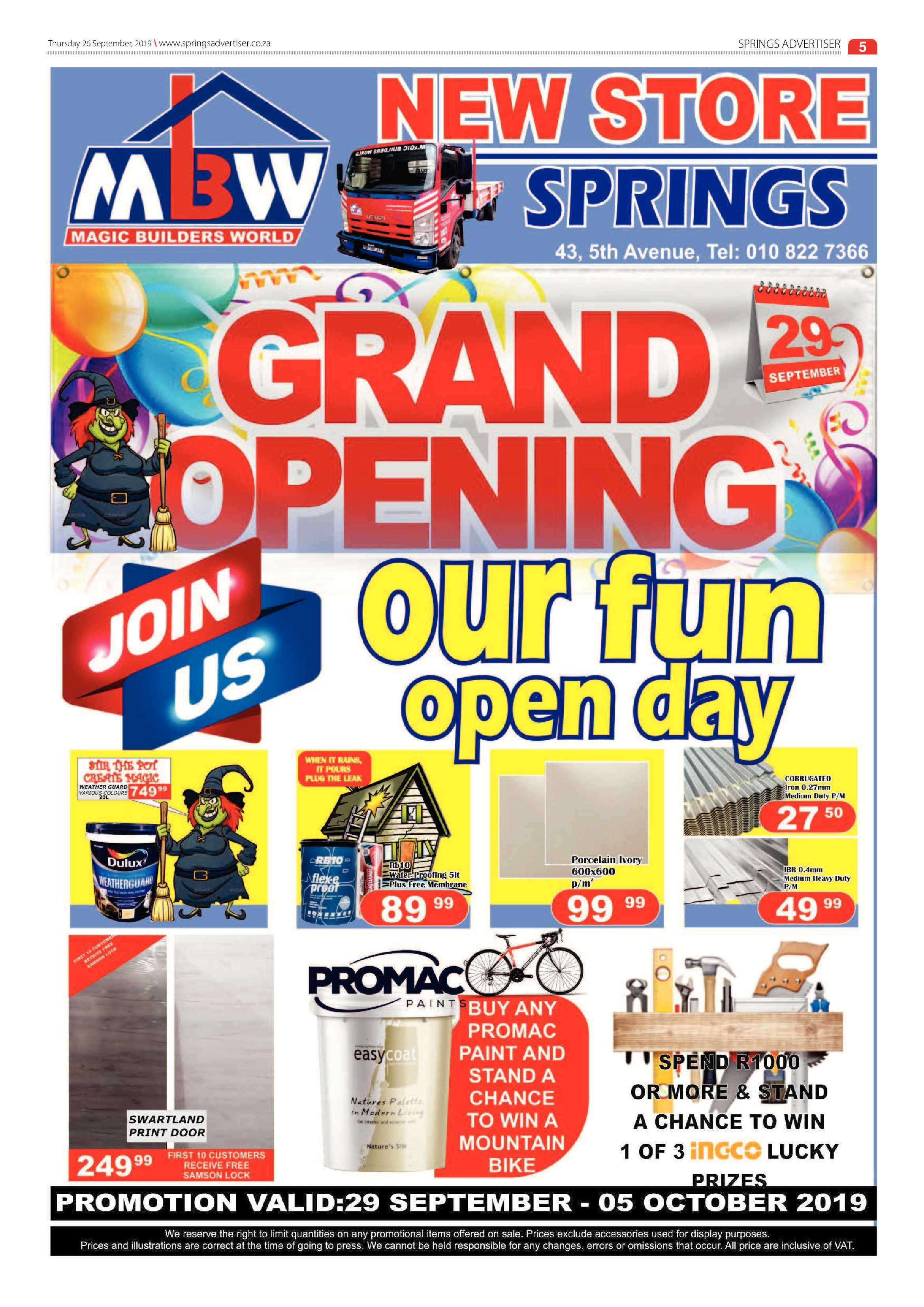 Springs Advertiser 26 September 2019 page 5