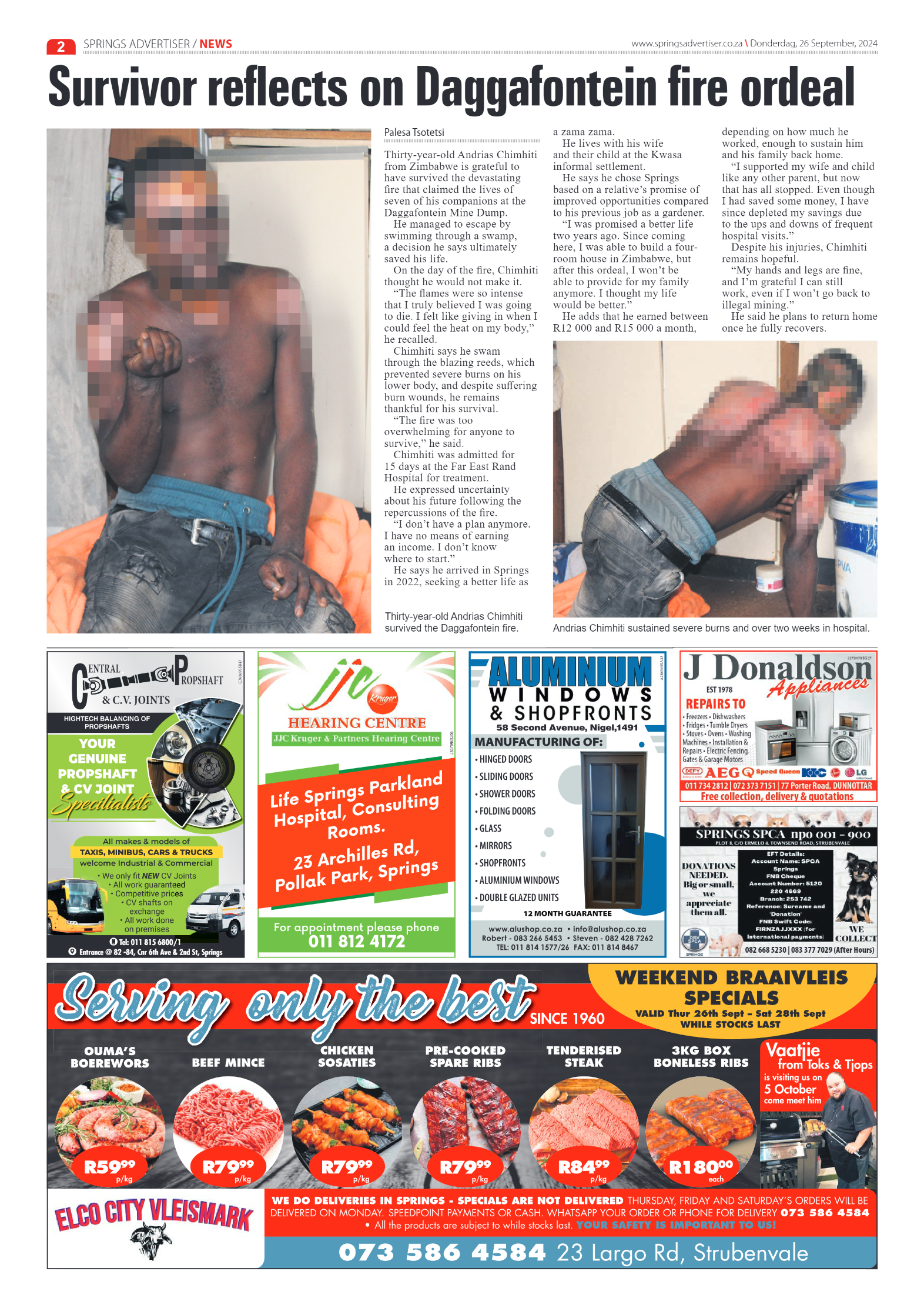 Springs Advertiser 26 September 2024 page 2