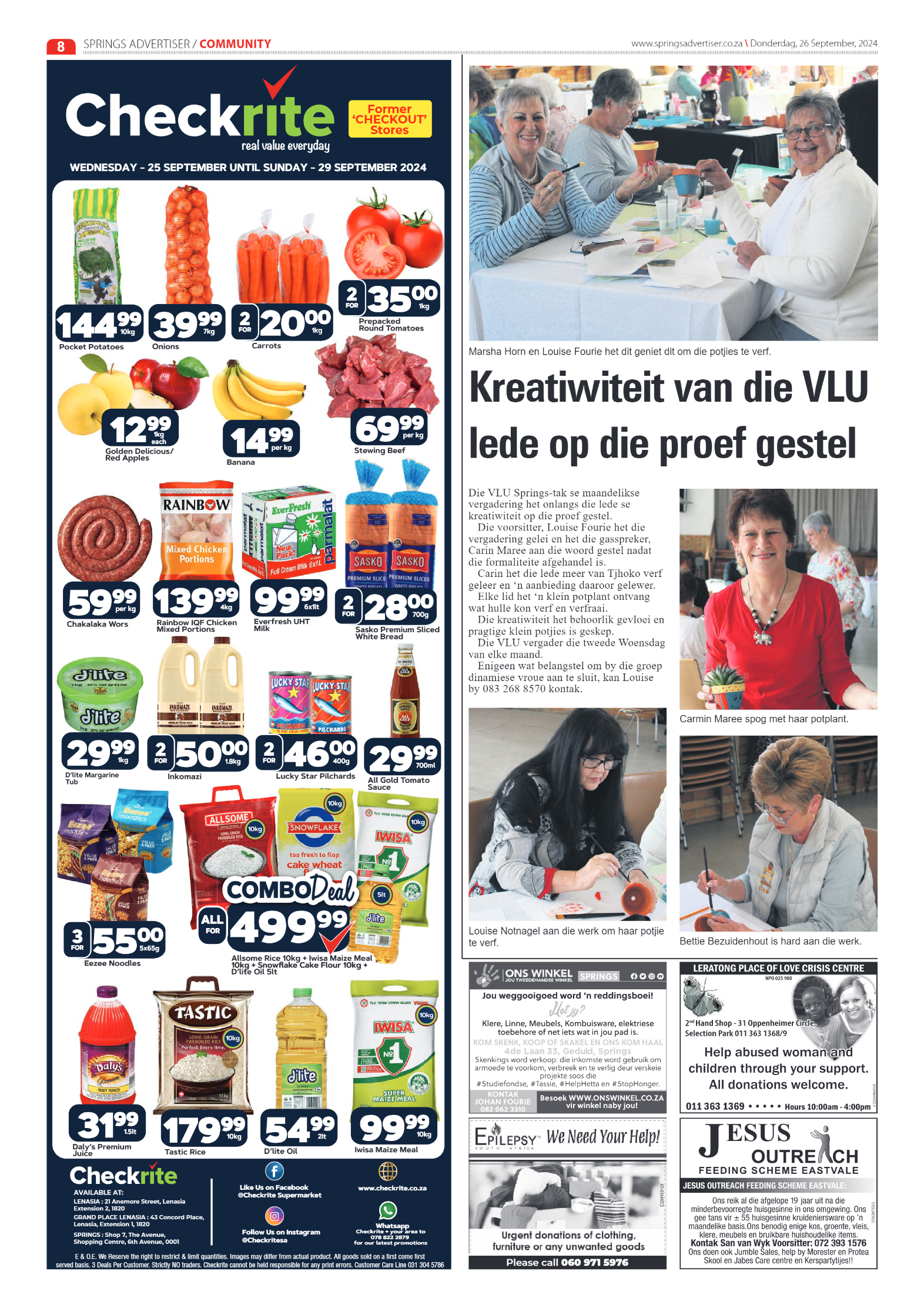 Springs Advertiser 26 September 2024 page 8