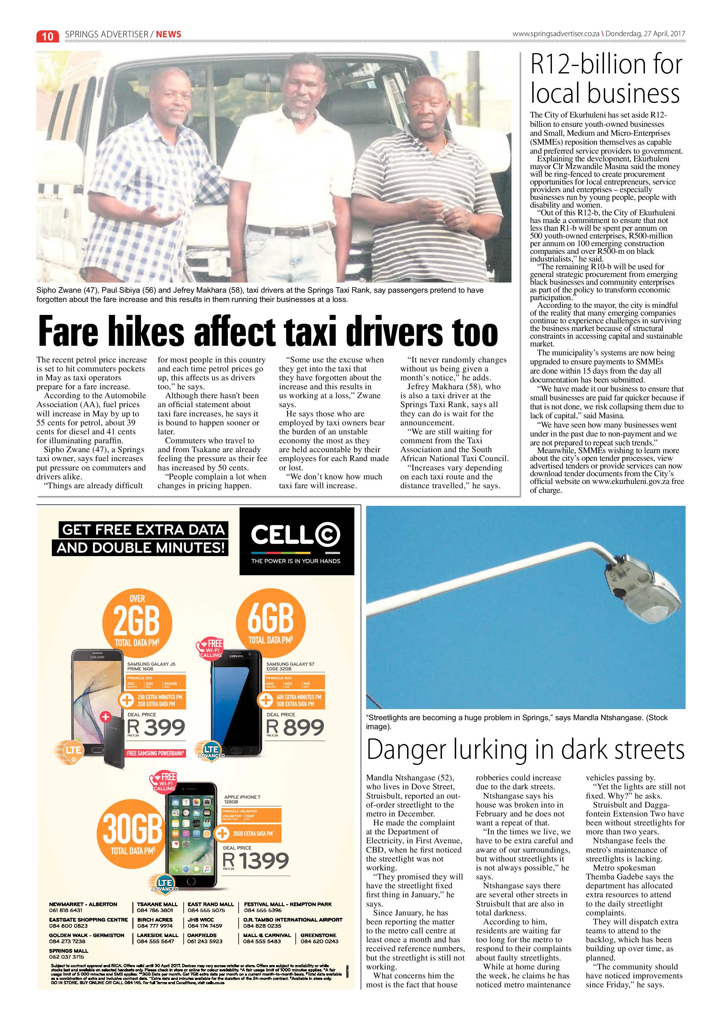 Springs Advertiser 27 April 2017 page 10