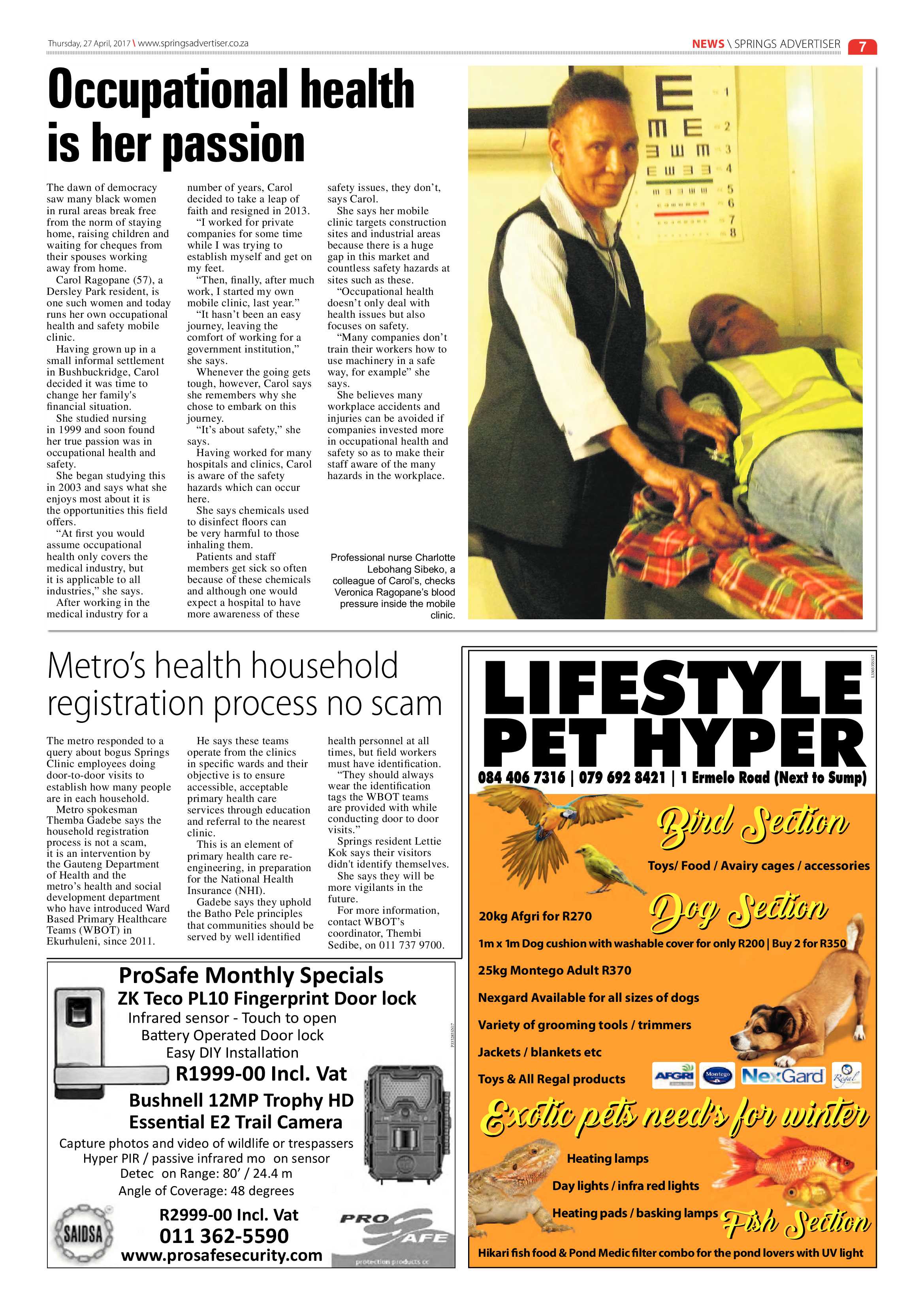 Springs Advertiser 27 April 2017 page 7
