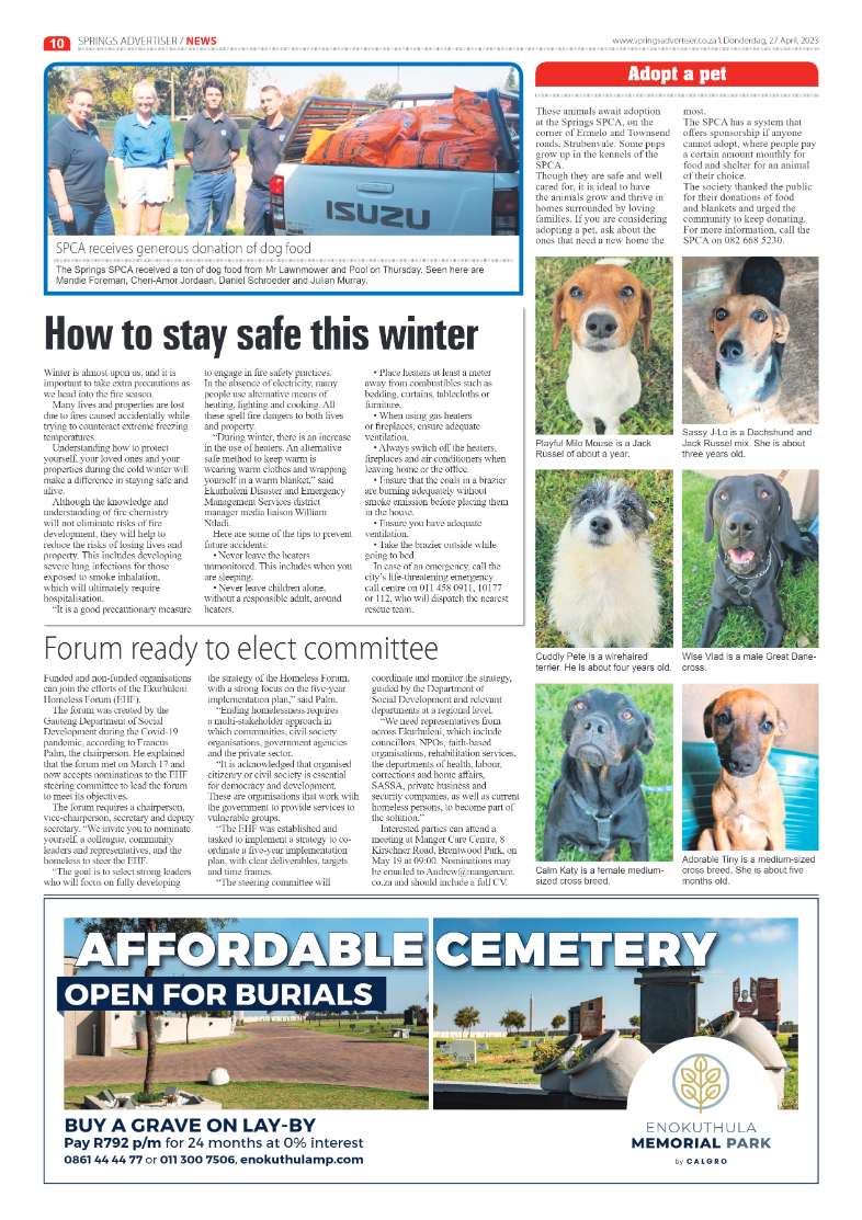 Springs Advertiser 27 April 2023 page 12