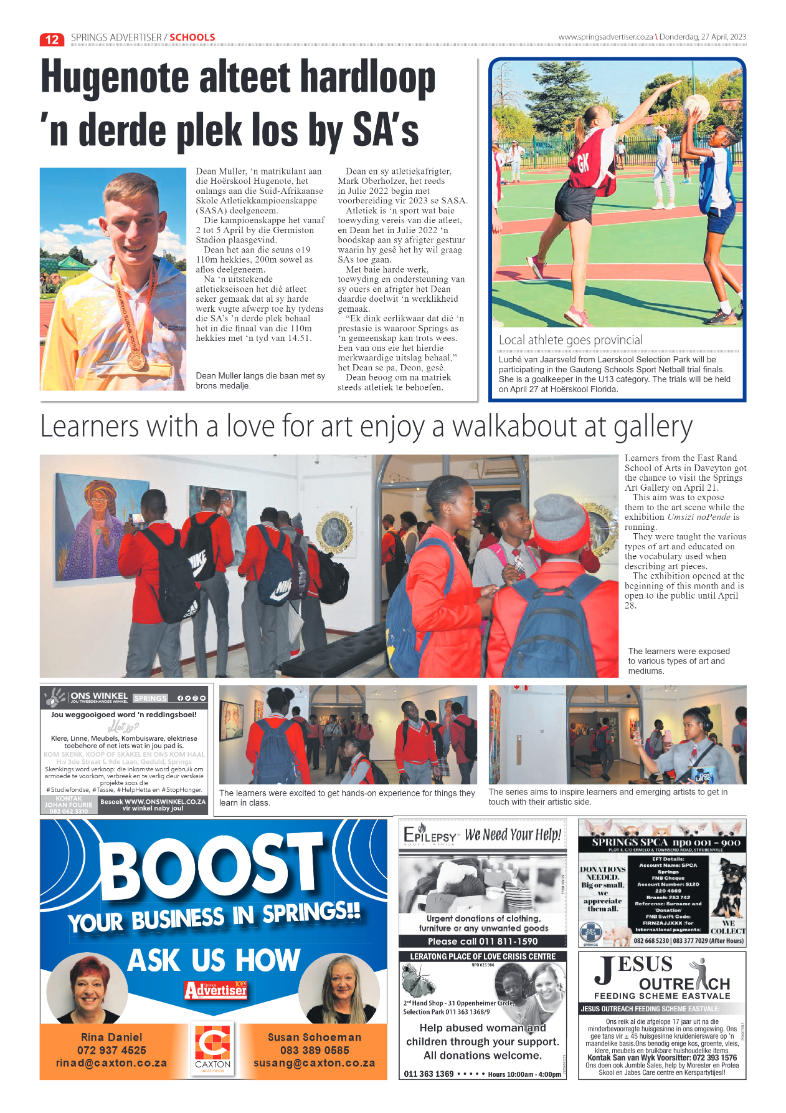 Springs Advertiser 27 April 2023 page 14