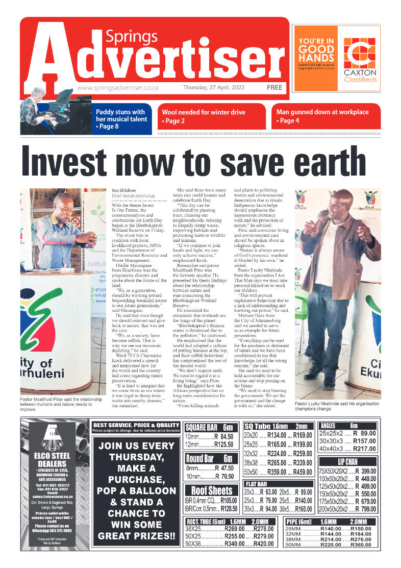 Springs Advertiser 27 April 2023 page 3