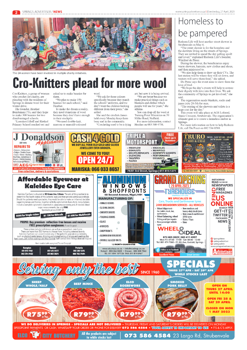 Springs Advertiser 27 April 2023 page 4