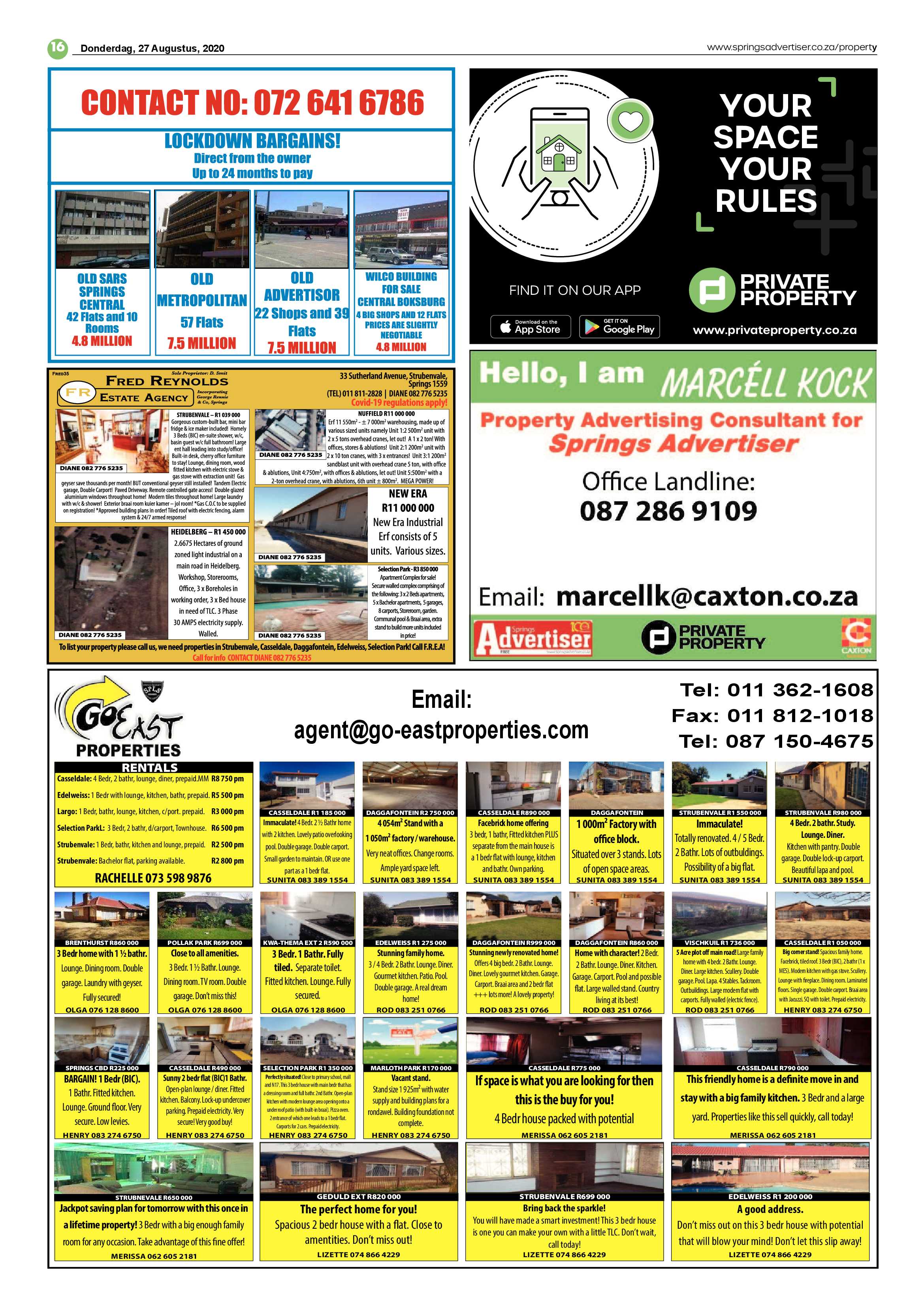 Springs Advertiser 27 August 2020 page 16