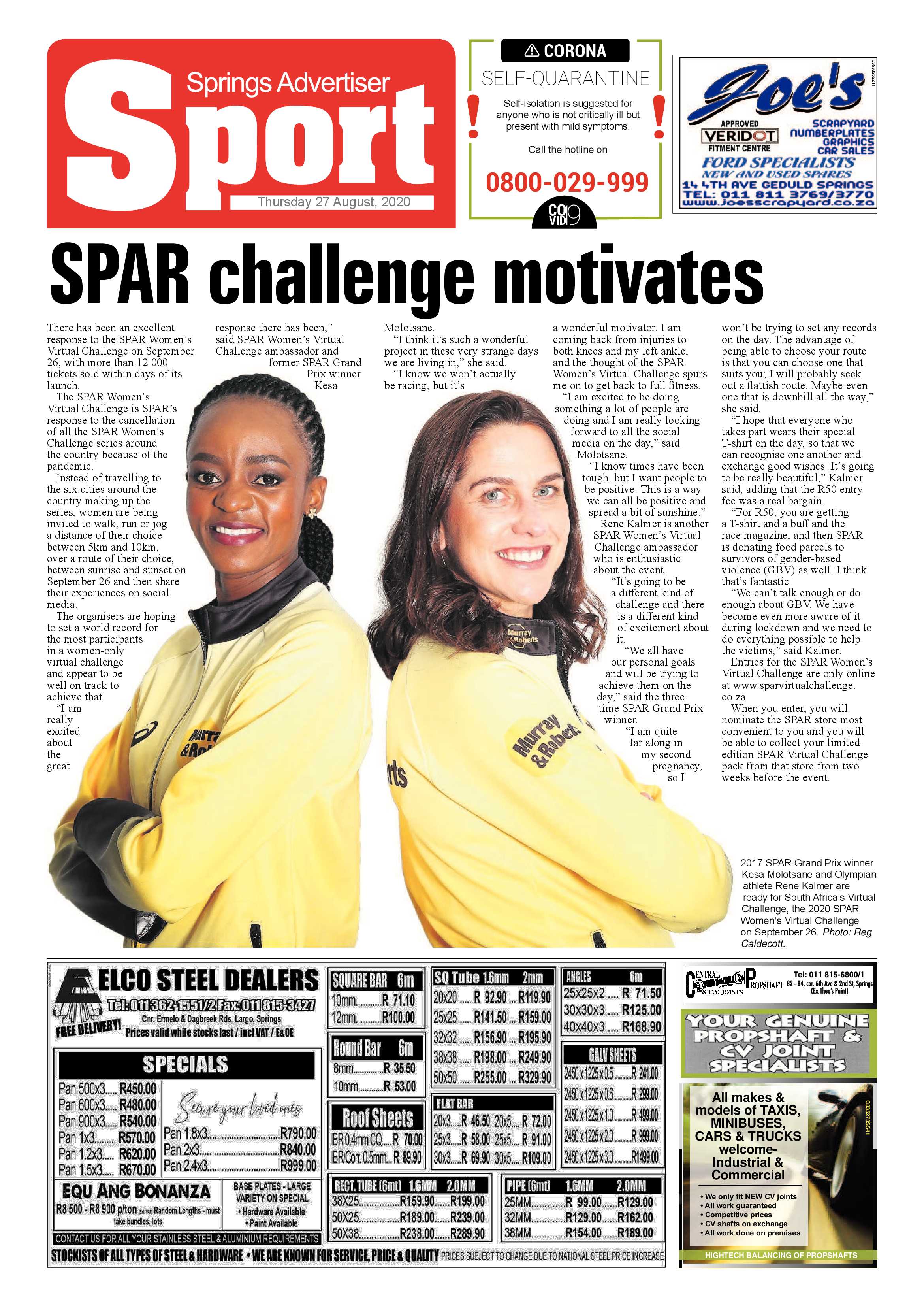 Springs Advertiser 27 August 2020 page 20