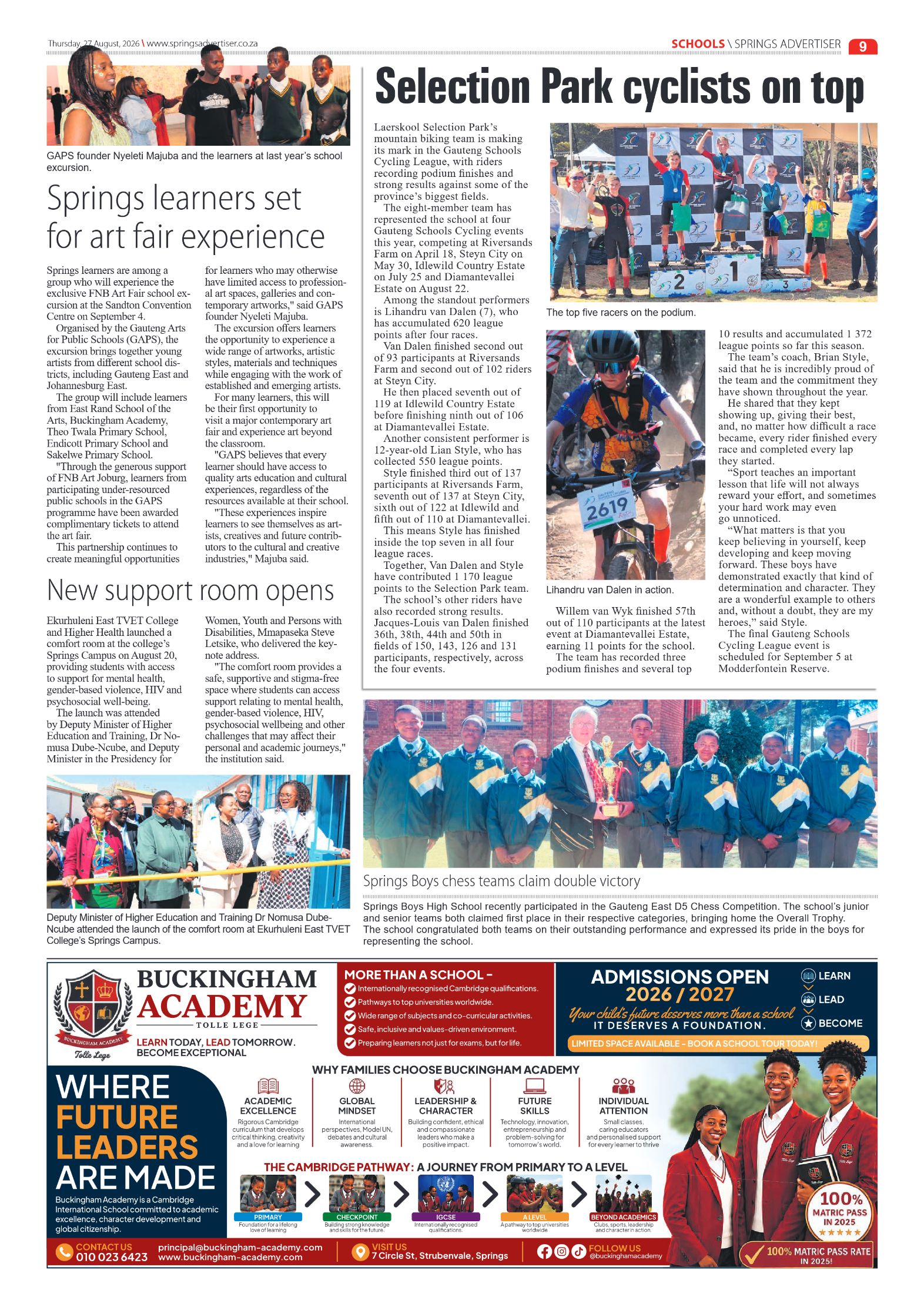 Springs Advertiser 27 August 2026 page 9