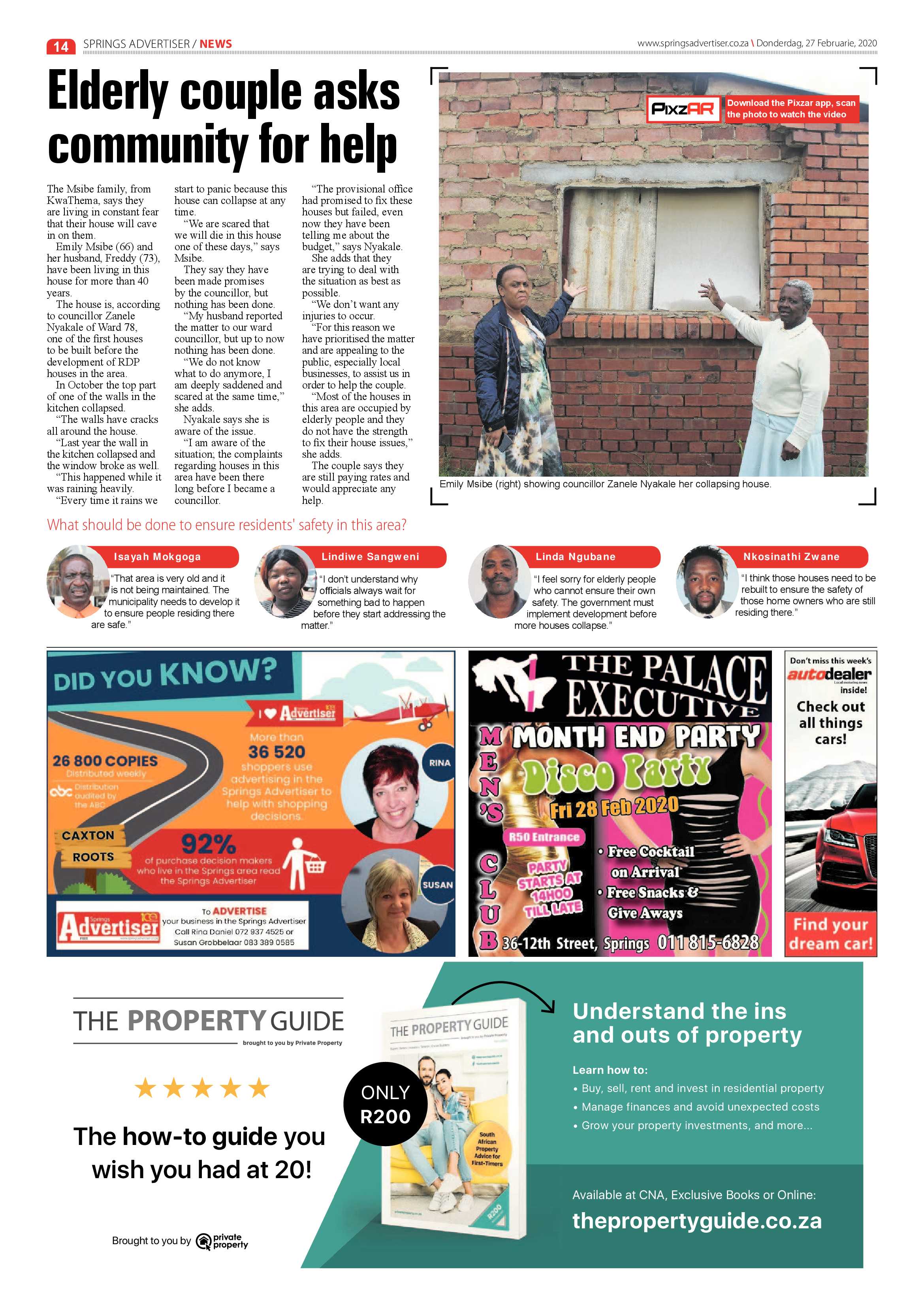 Springs Advertiser 27 February 2020 page 14