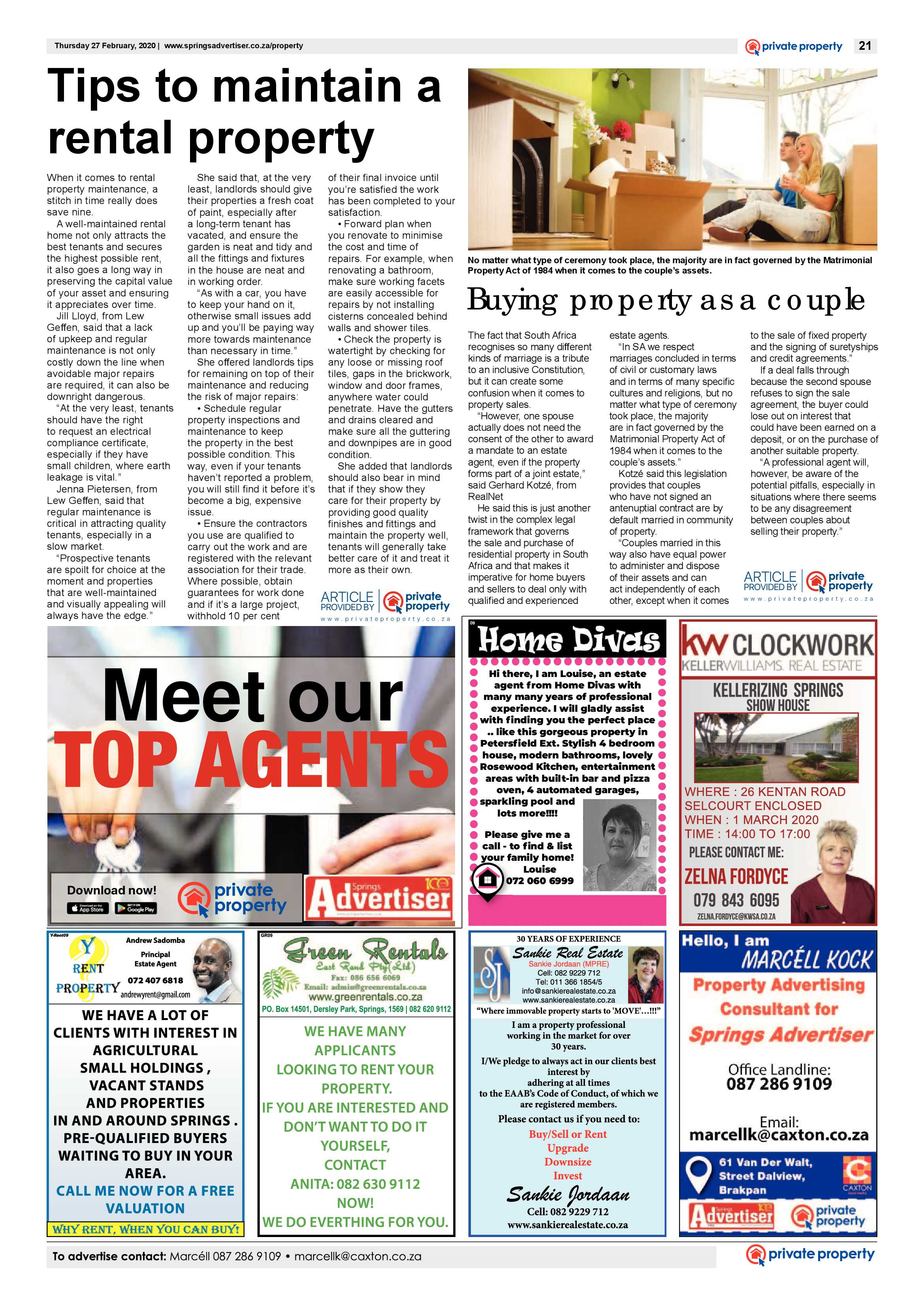 Springs Advertiser 27 February 2020 page 21