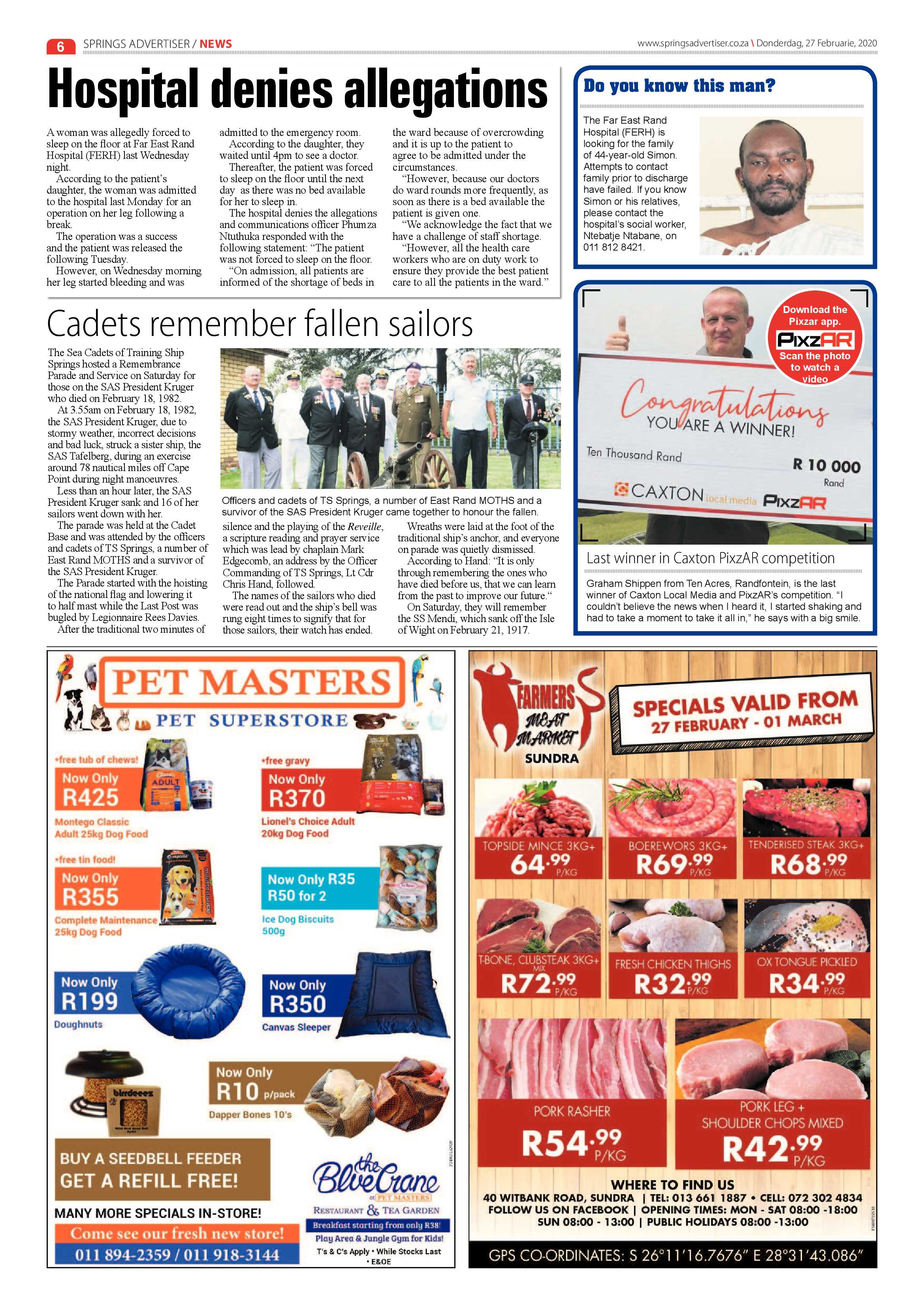 Springs Advertiser 27 February 2020 page 6