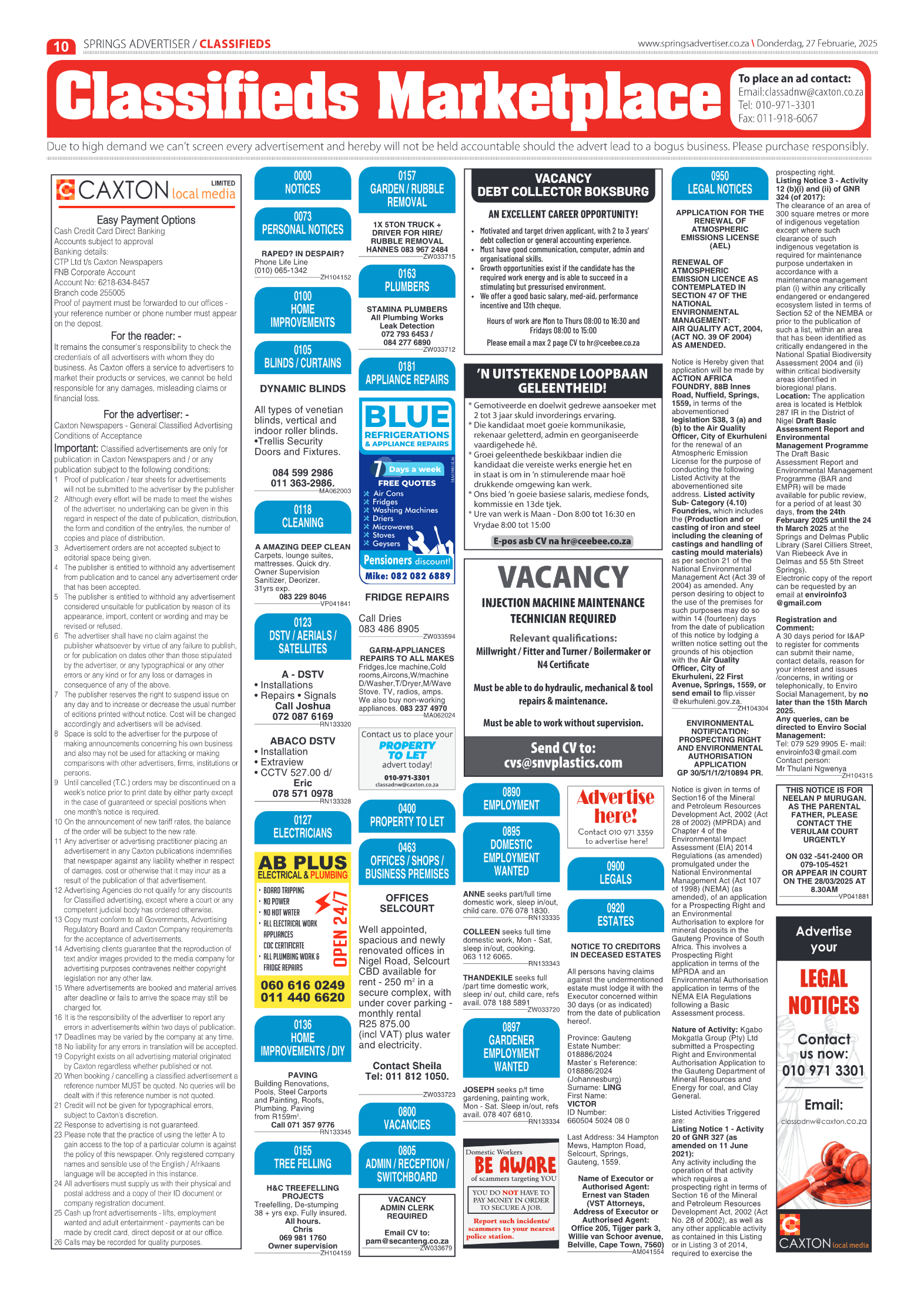 Springs Advertiser 27 February 2025 page 10