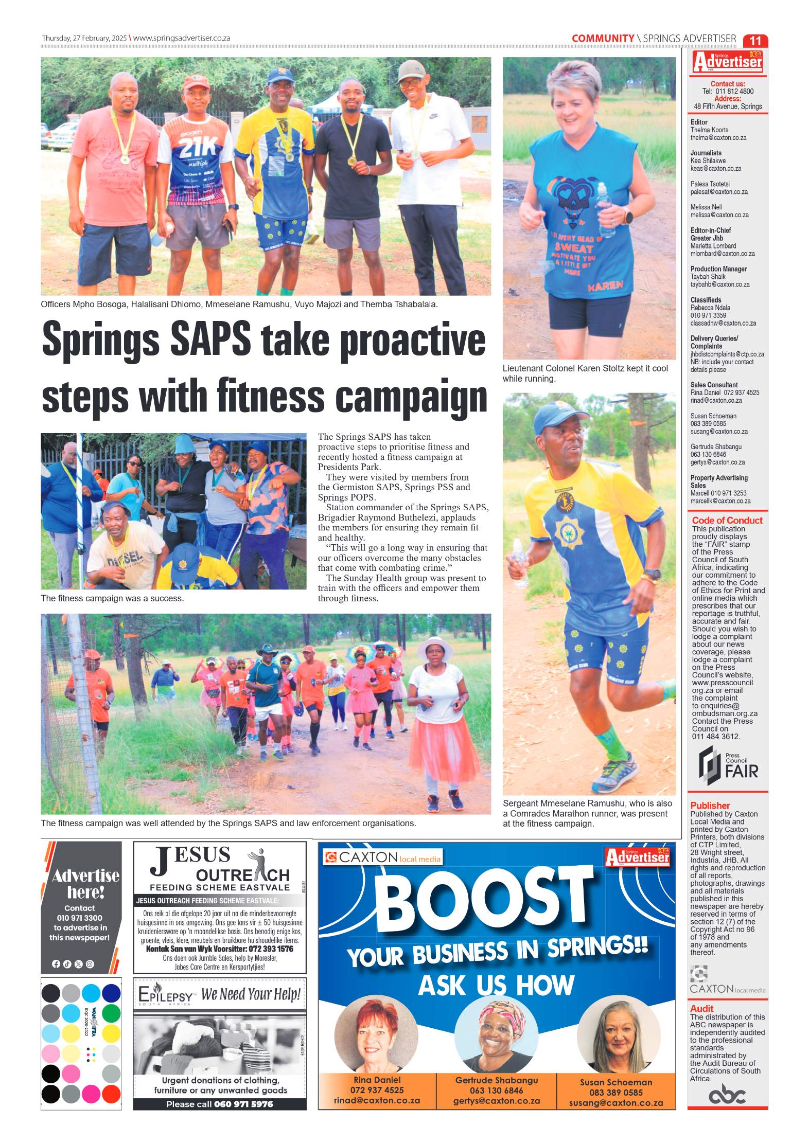 Springs Advertiser 27 February 2025 page 11