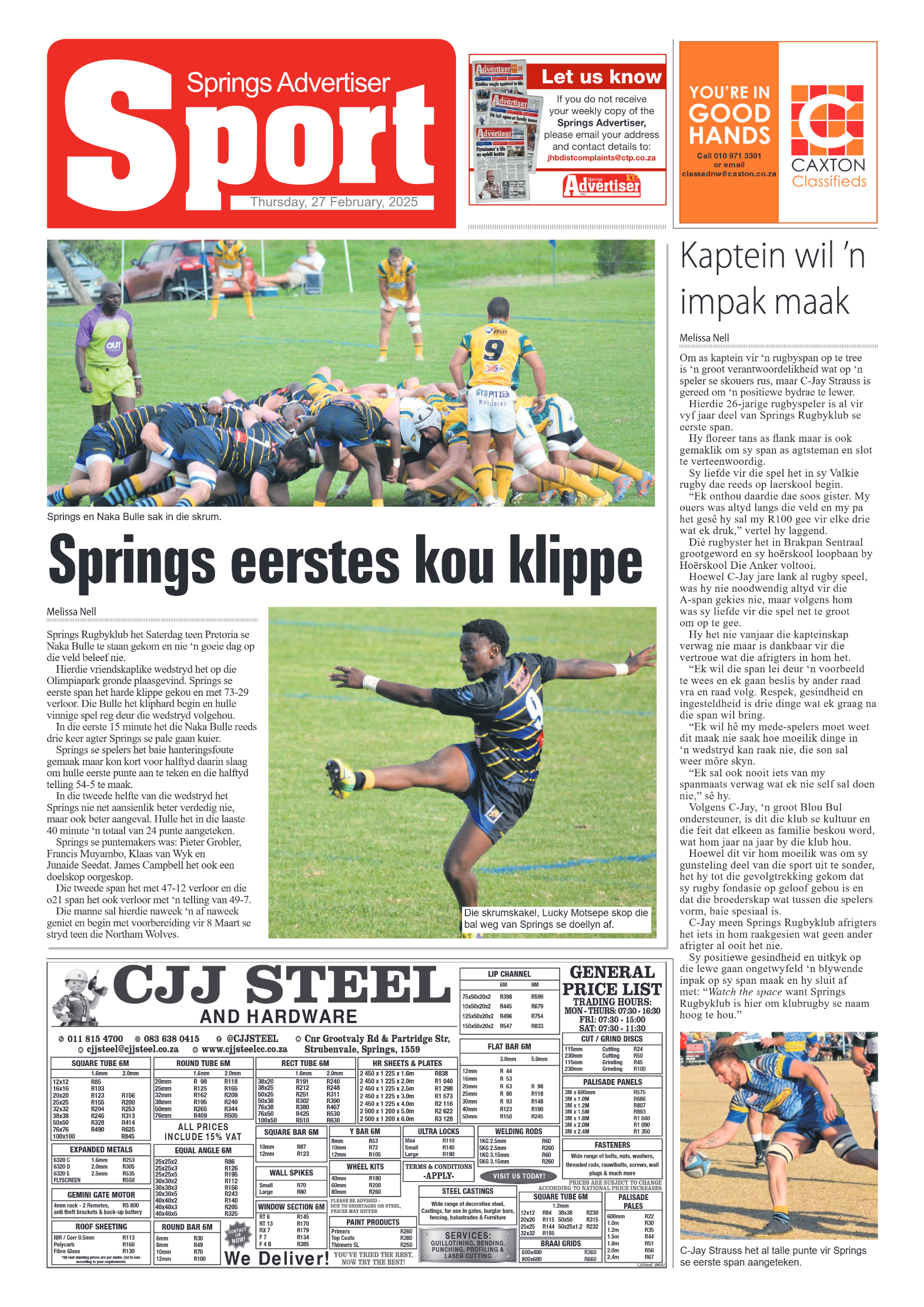 Springs Advertiser 27 February 2025 page 12