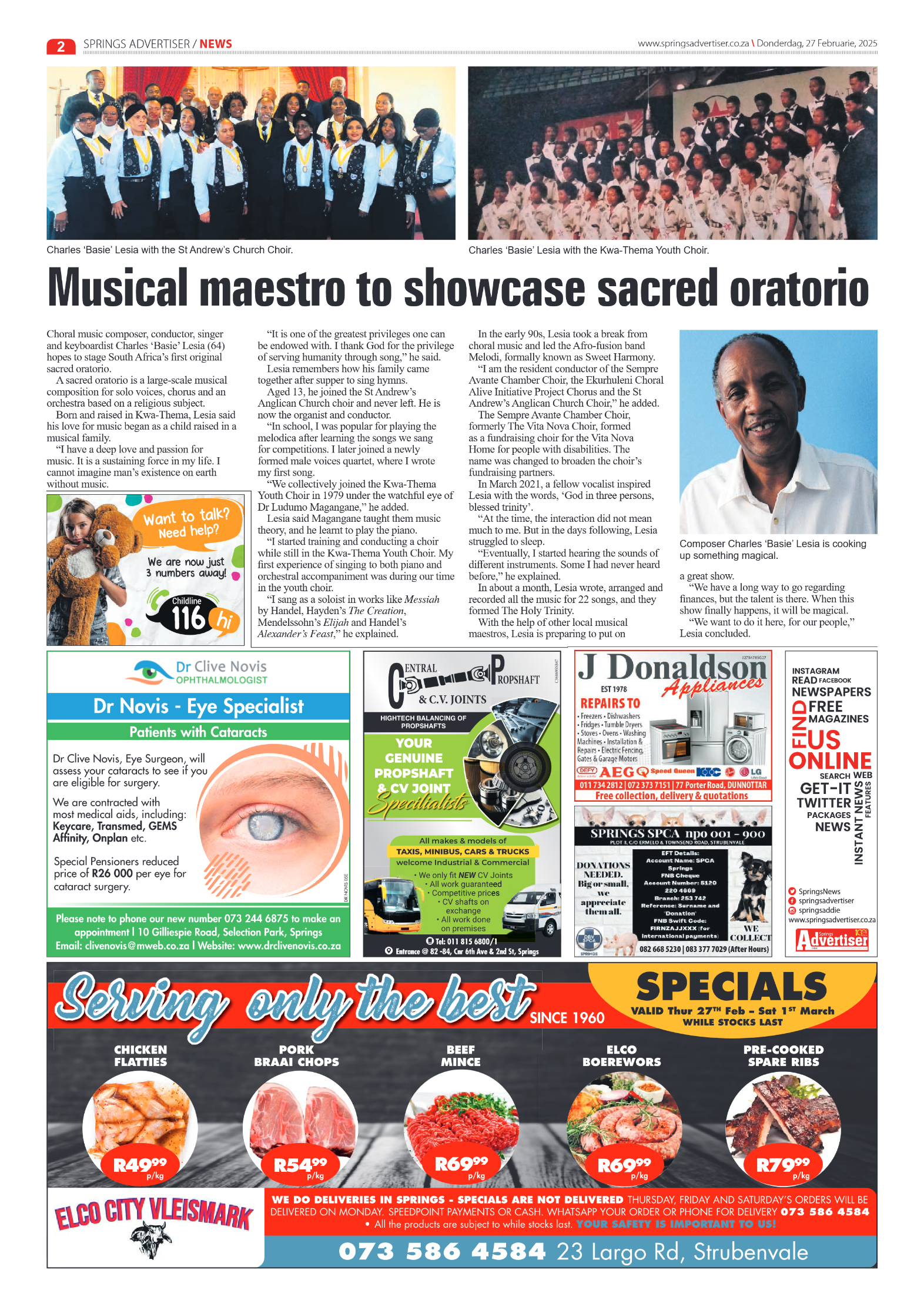 Springs Advertiser 27 February 2025 page 2