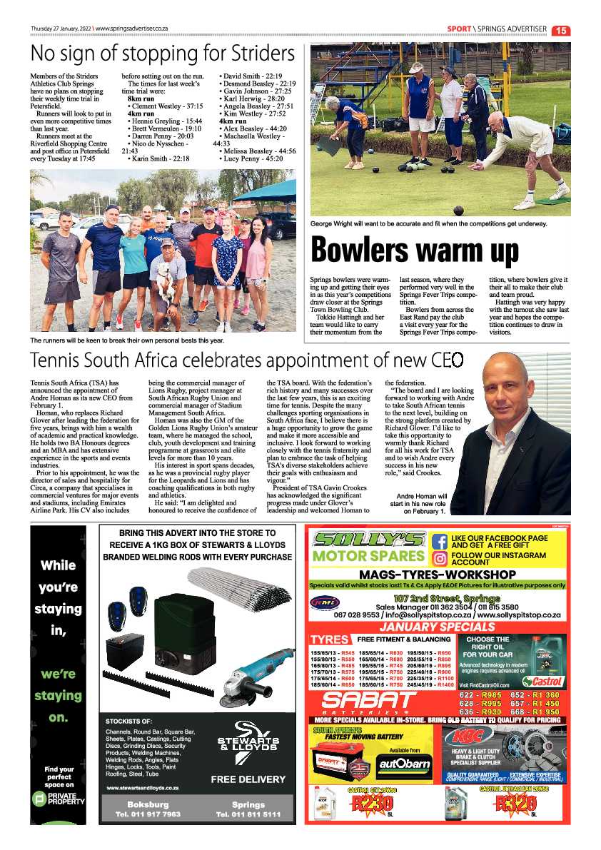 Springs Advertiser 27 January 2022 page 17