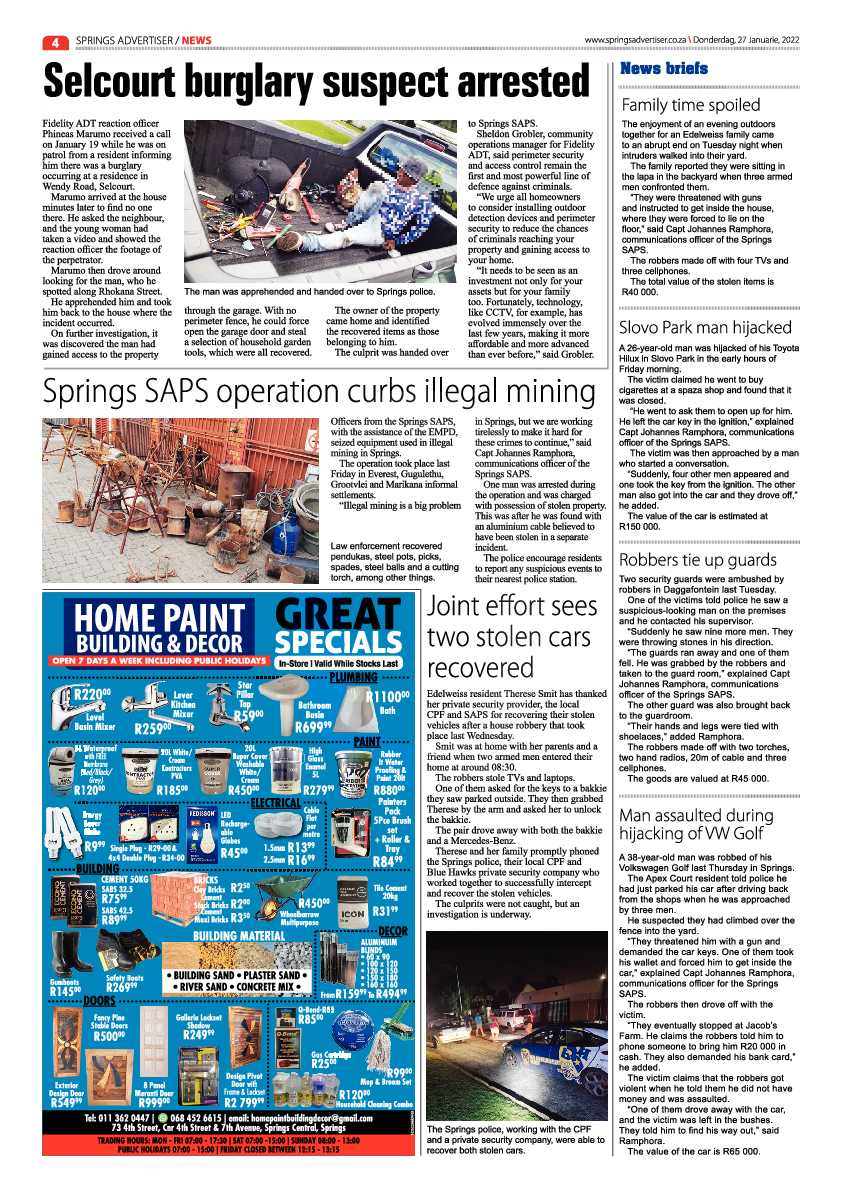 Springs Advertiser 27 January 2022 page 6