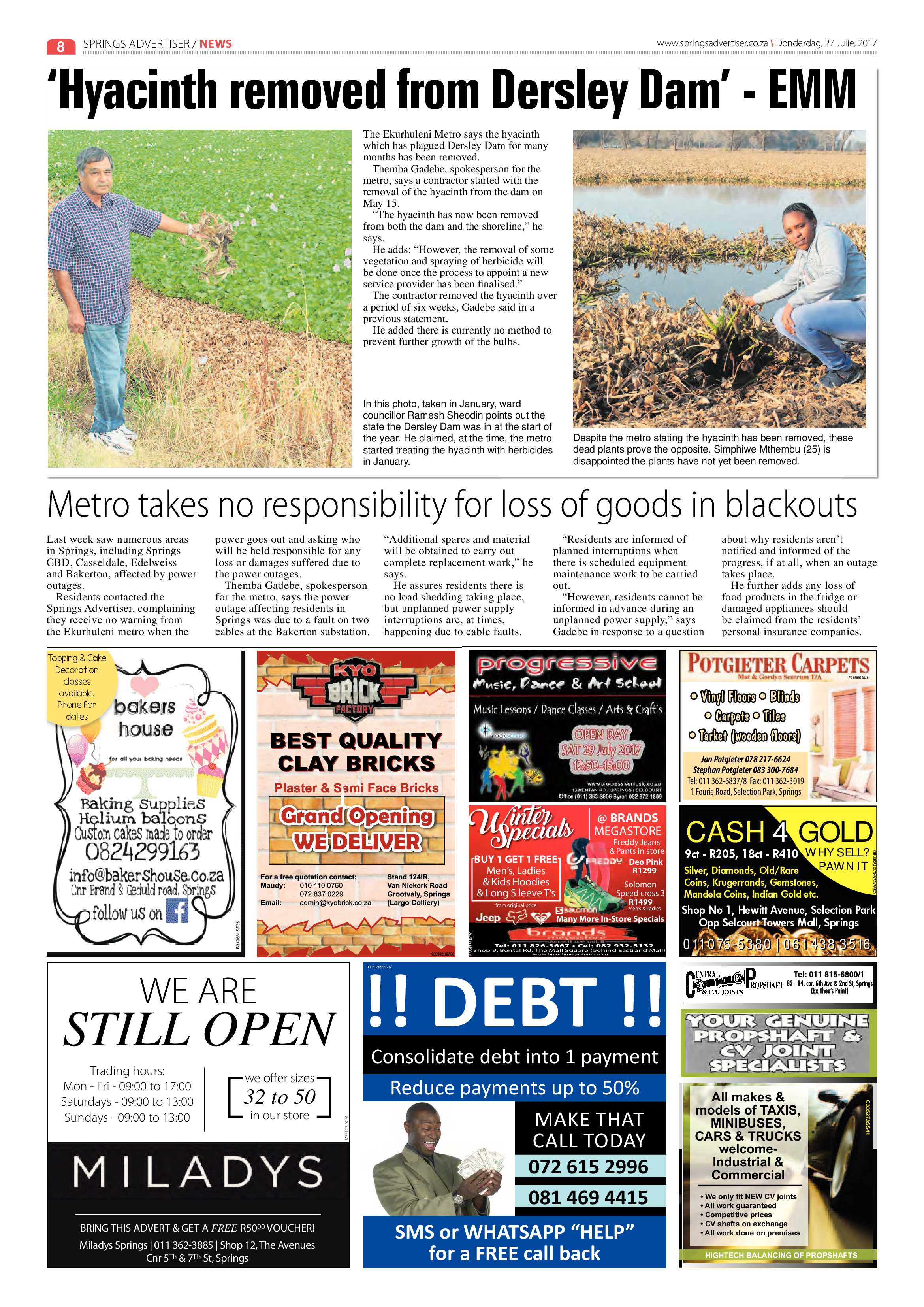 Springs Advertiser 27 July 2017 page 10