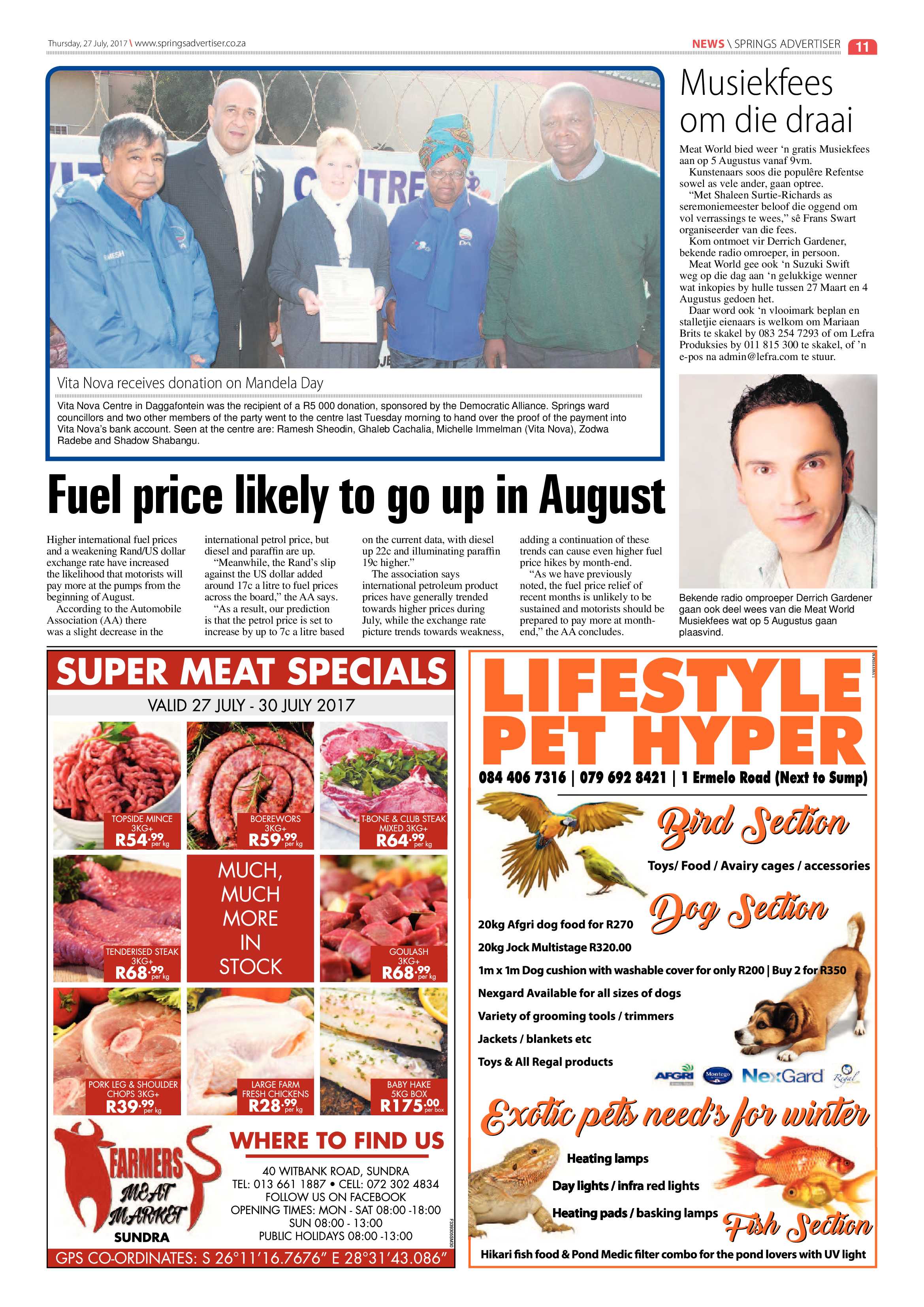 Springs Advertiser 27 July 2017 page 13