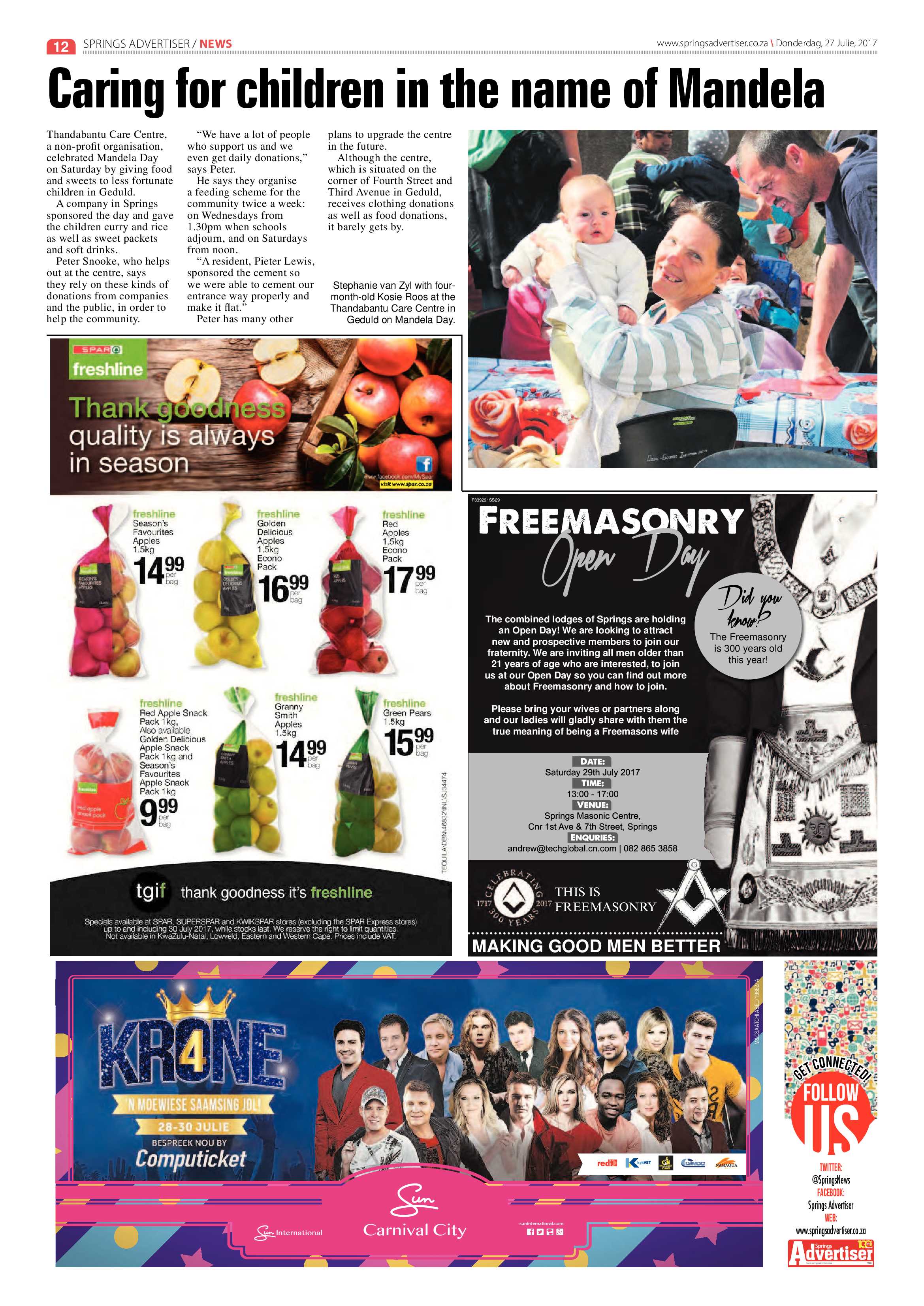 Springs Advertiser 27 July 2017 page 14