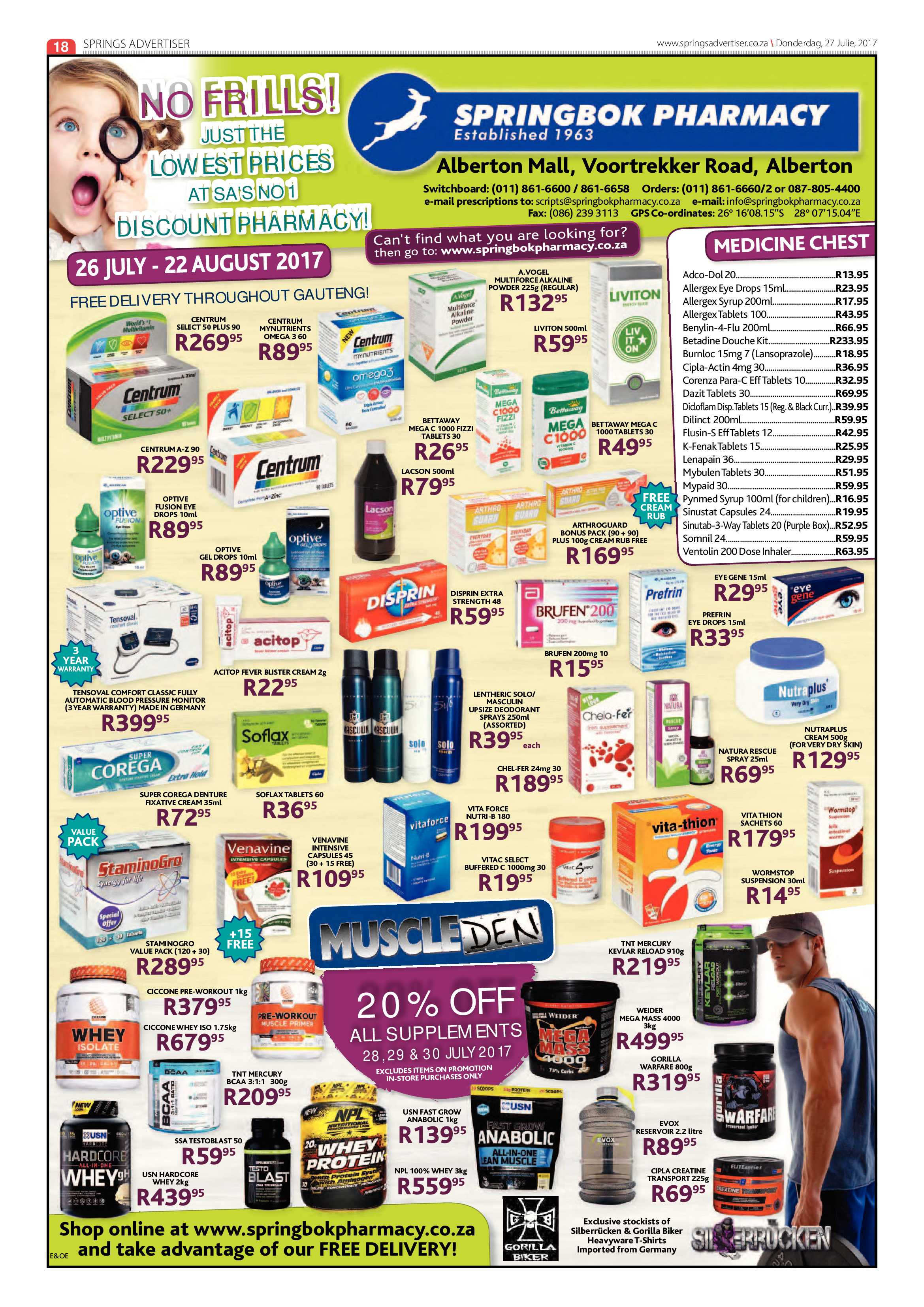 Springs Advertiser 27 July 2017 page 20