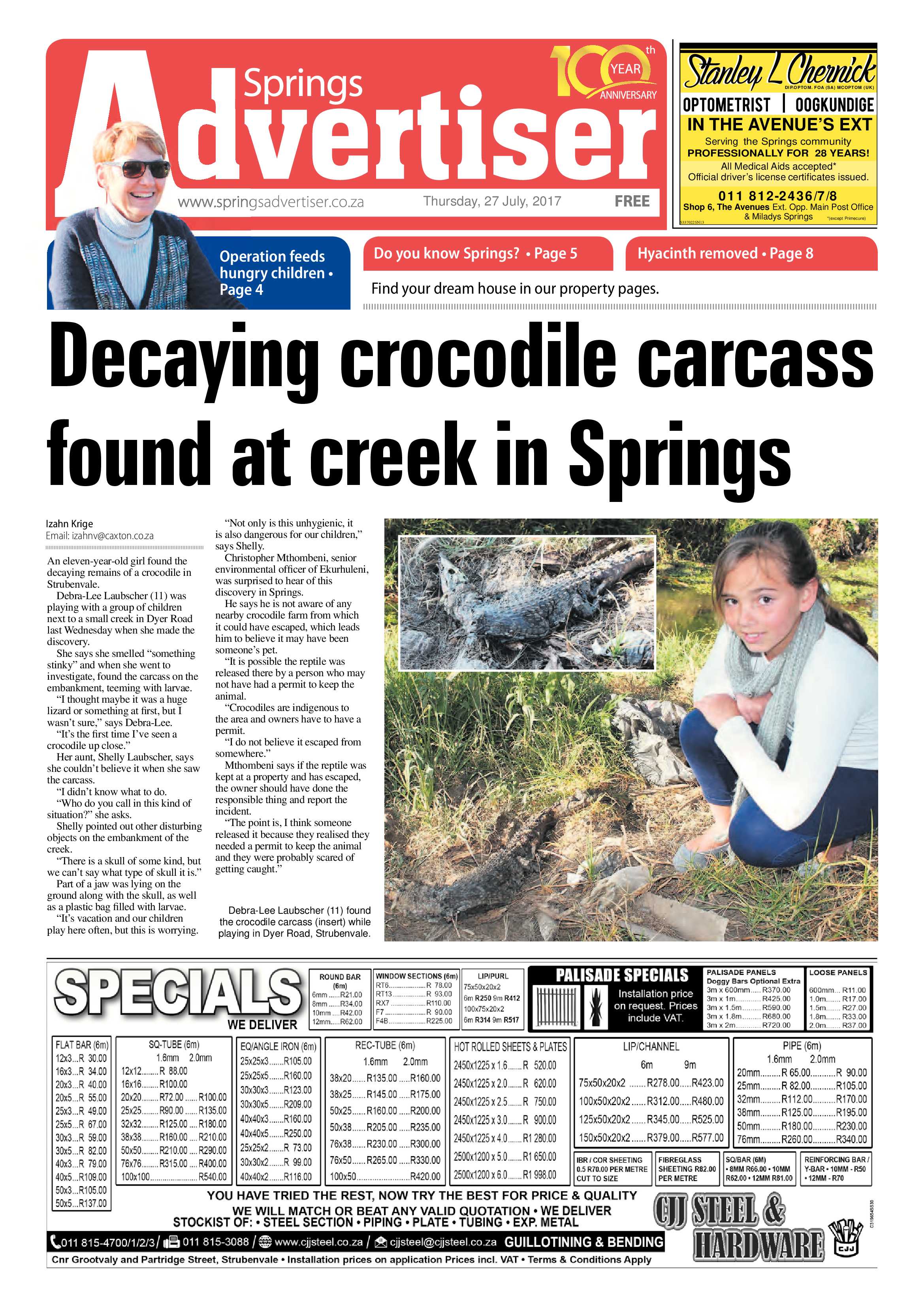 Springs Advertiser 27 July 2017 page 3