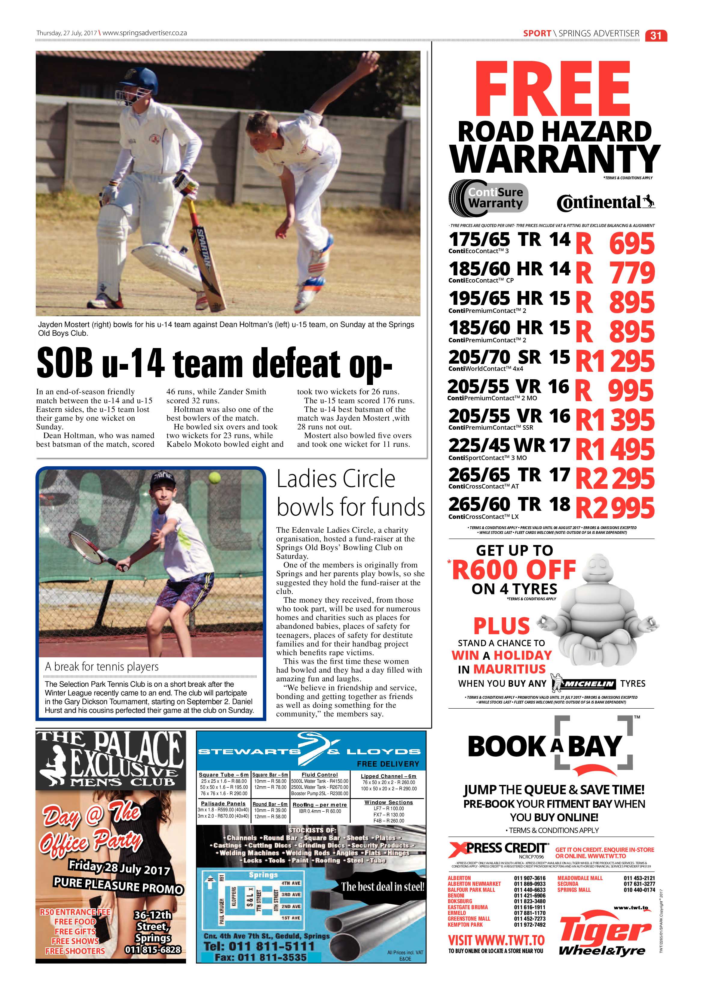 Springs Advertiser 27 July 2017 page 33