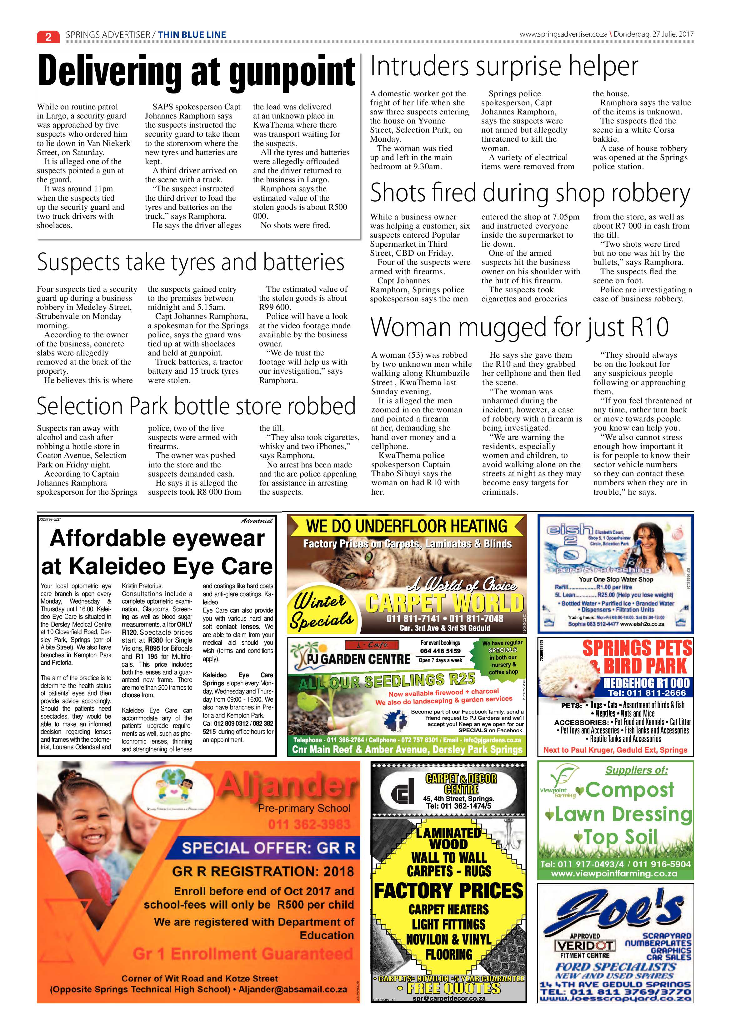 Springs Advertiser 27 July 2017 page 4