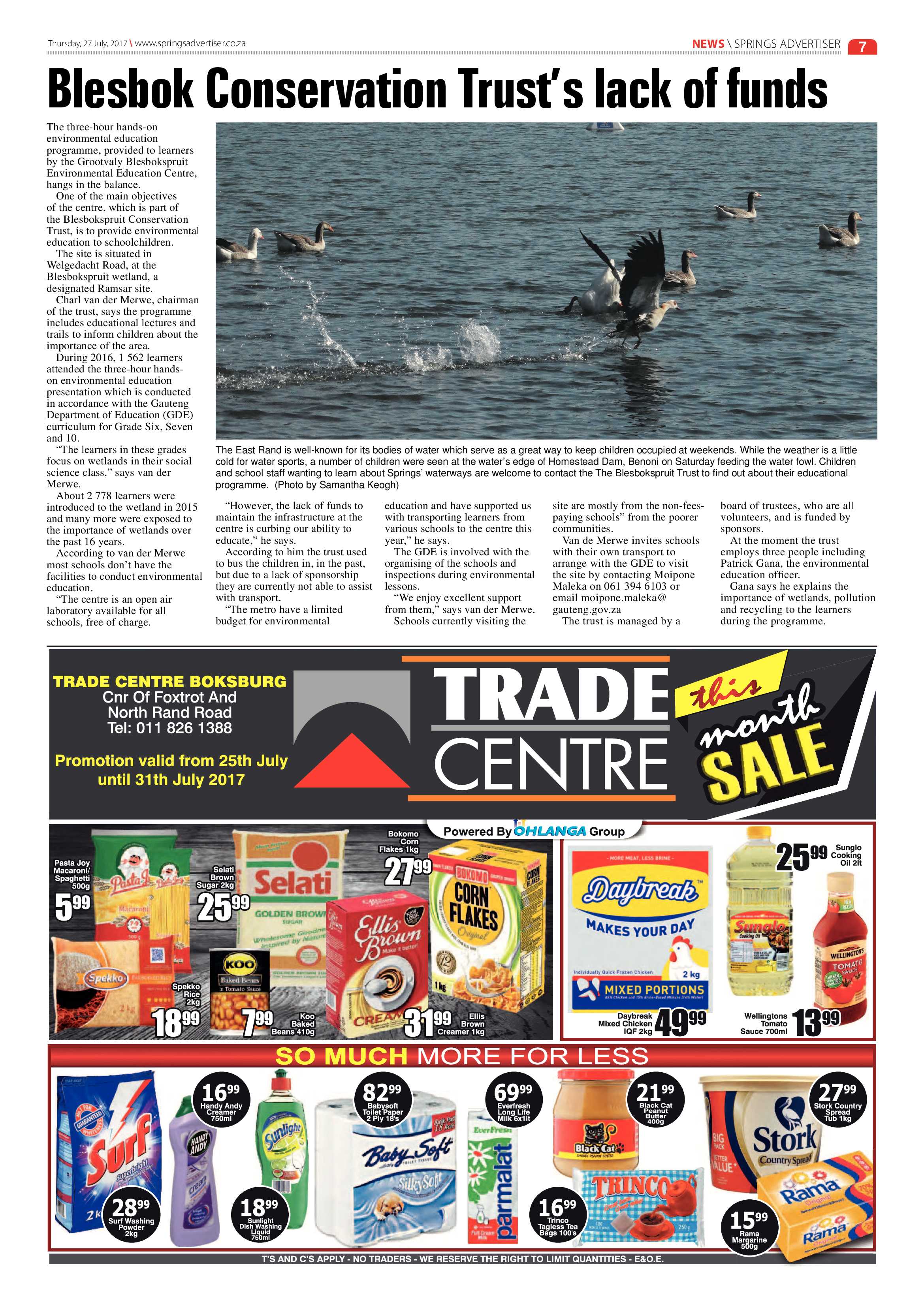 Springs Advertiser 27 July 2017 page 9