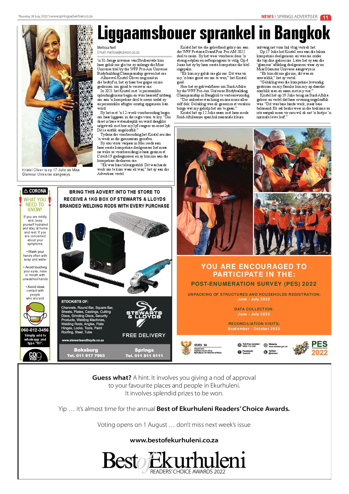 Springs Advertiser 27 July 2022 page 13