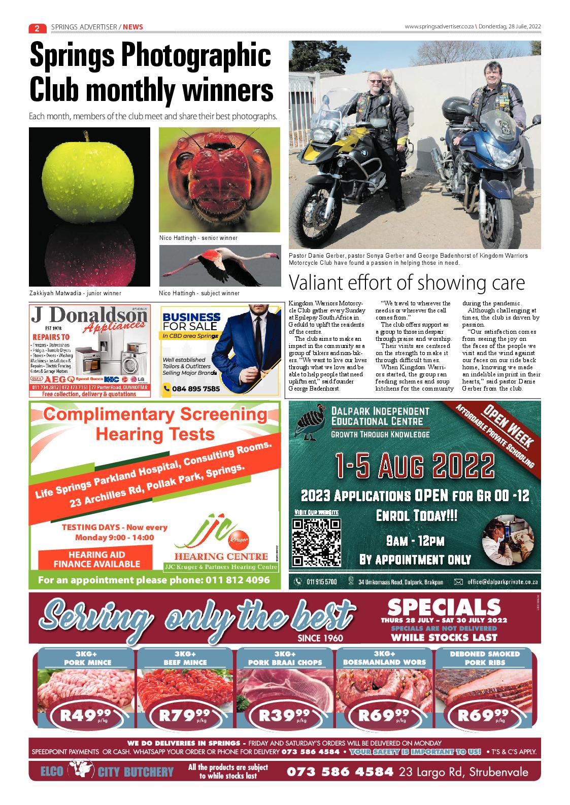 Springs Advertiser 27 July 2022 page 4