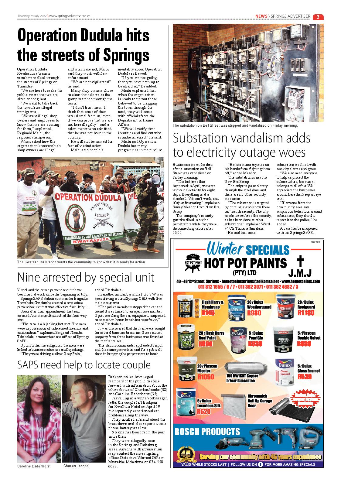Springs Advertiser 27 July 2022 page 5