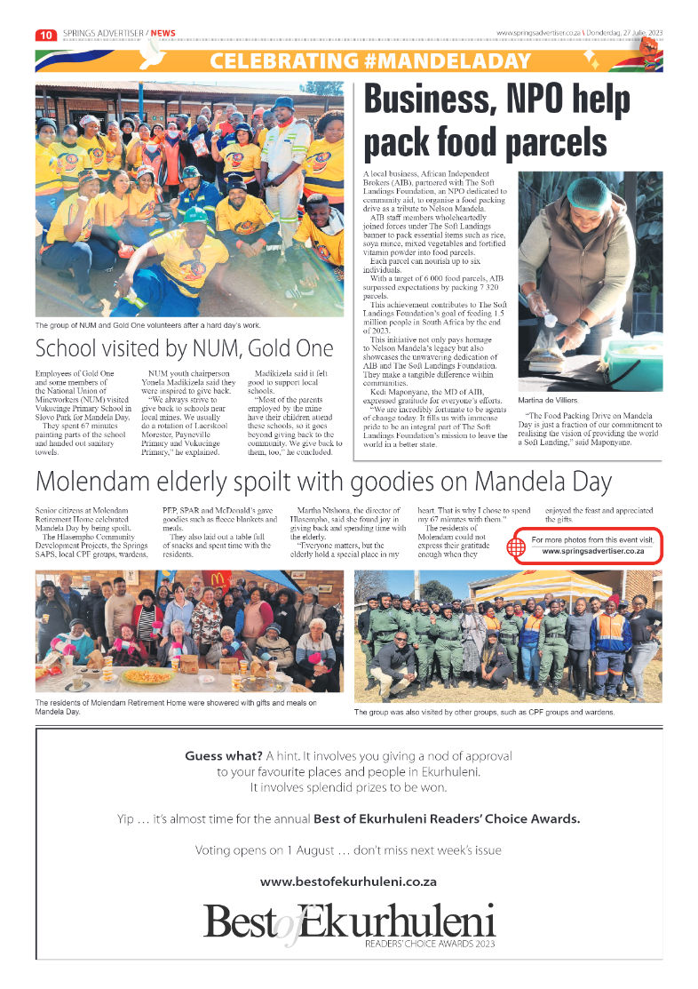 Springs Advertiser 27 July 2023 page 10