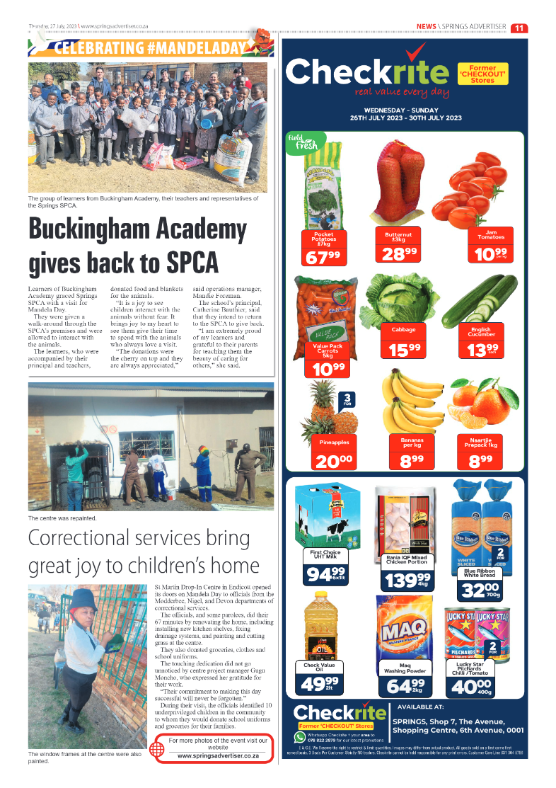 Springs Advertiser 27 July 2023 page 11