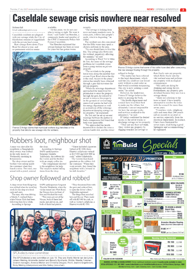 Springs Advertiser 27 July 2023 page 3