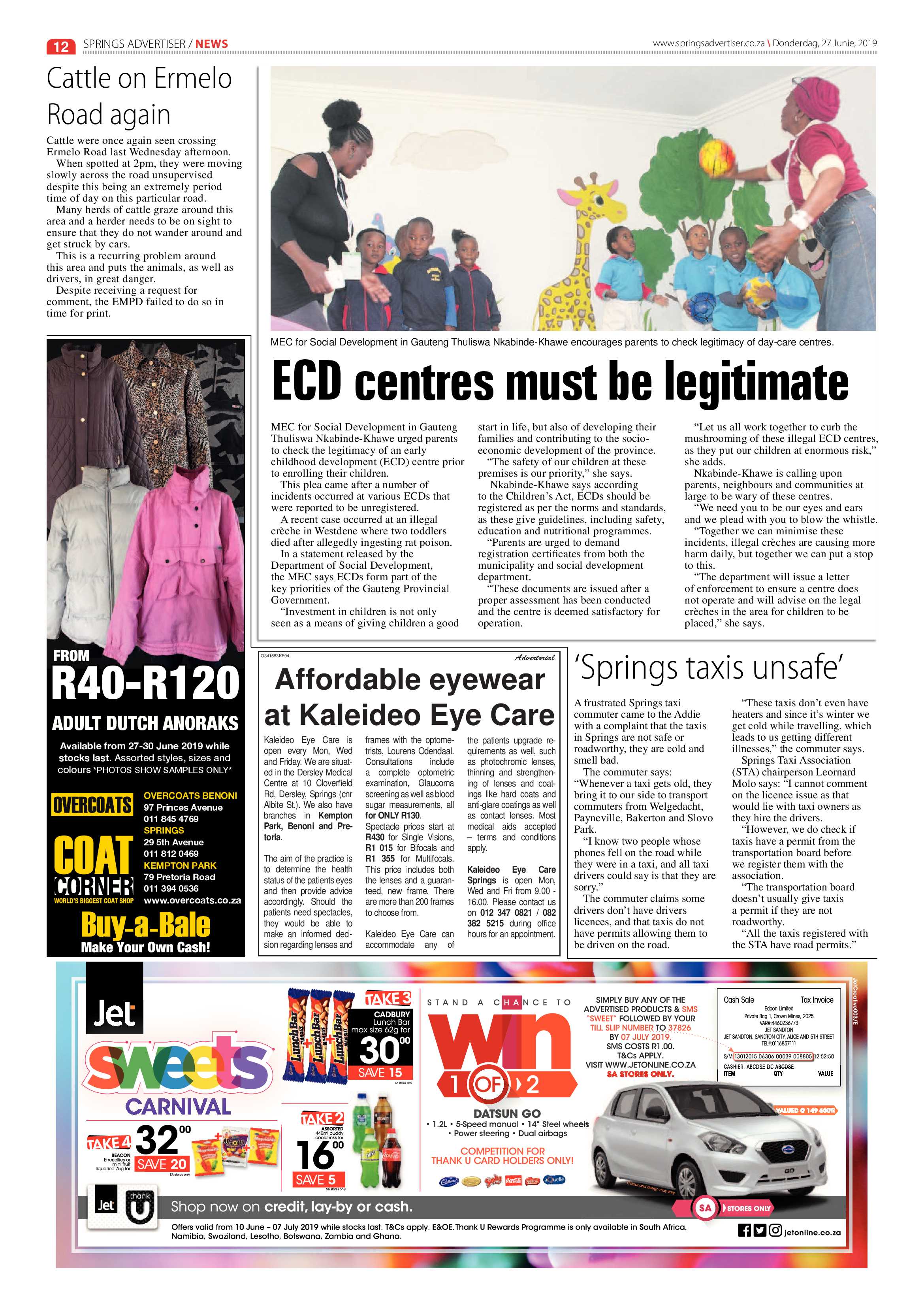 Springs Advertiser 27 June 2019 page 12
