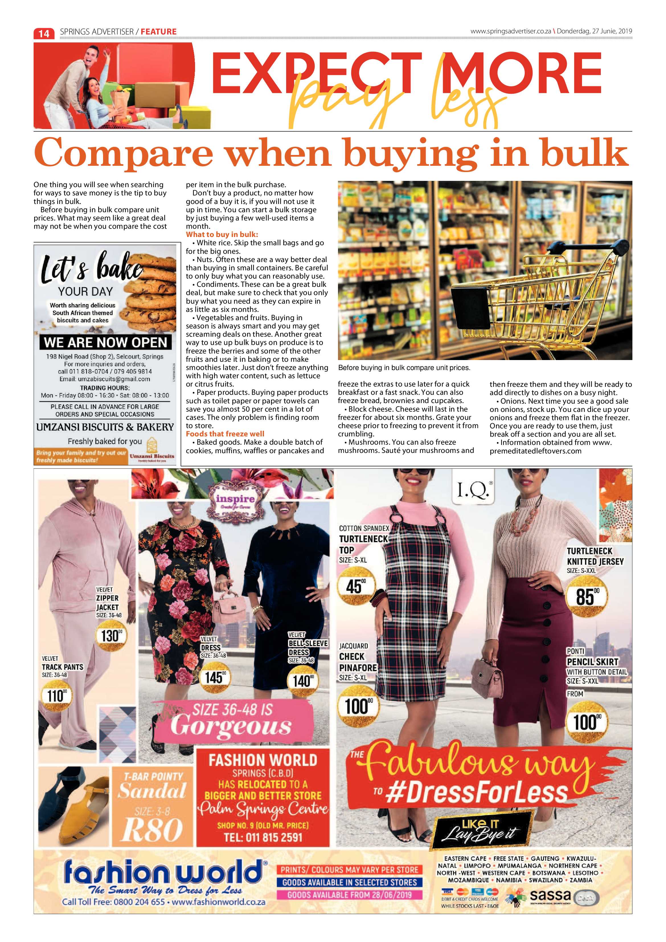 Springs Advertiser 27 June 2019 page 14