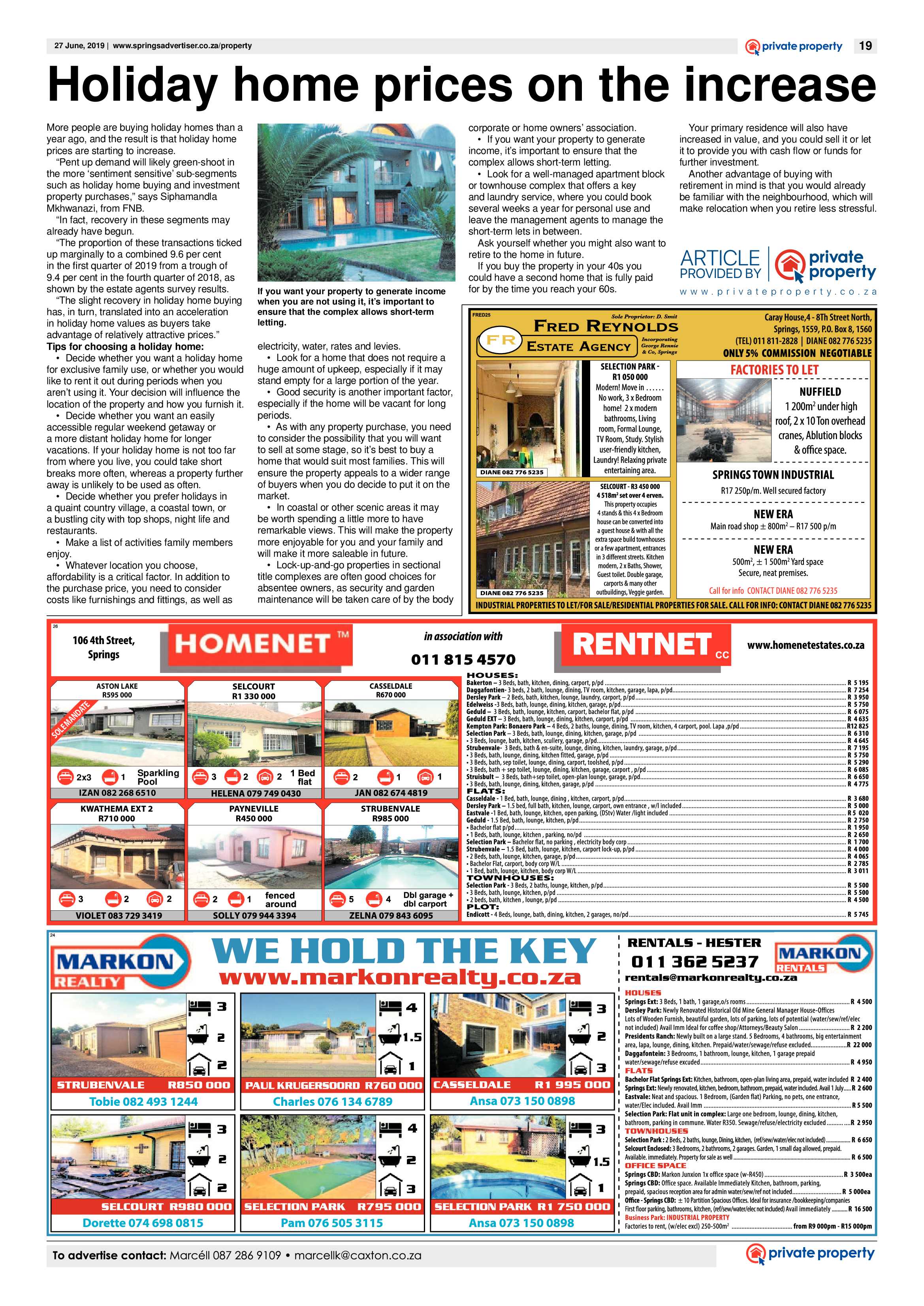 Springs Advertiser 27 June 2019 page 19