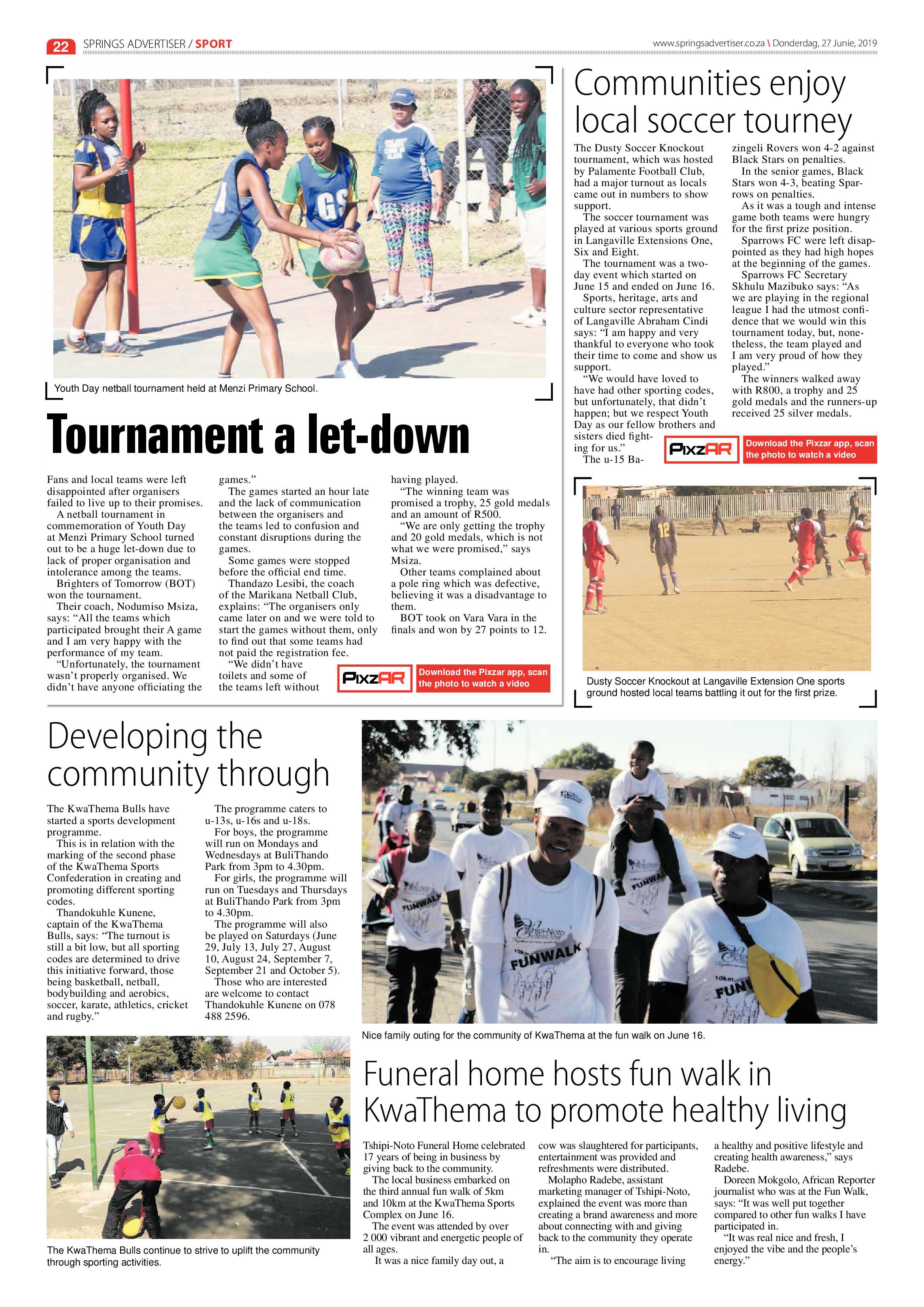 Springs Advertiser 27 June 2019 page 22