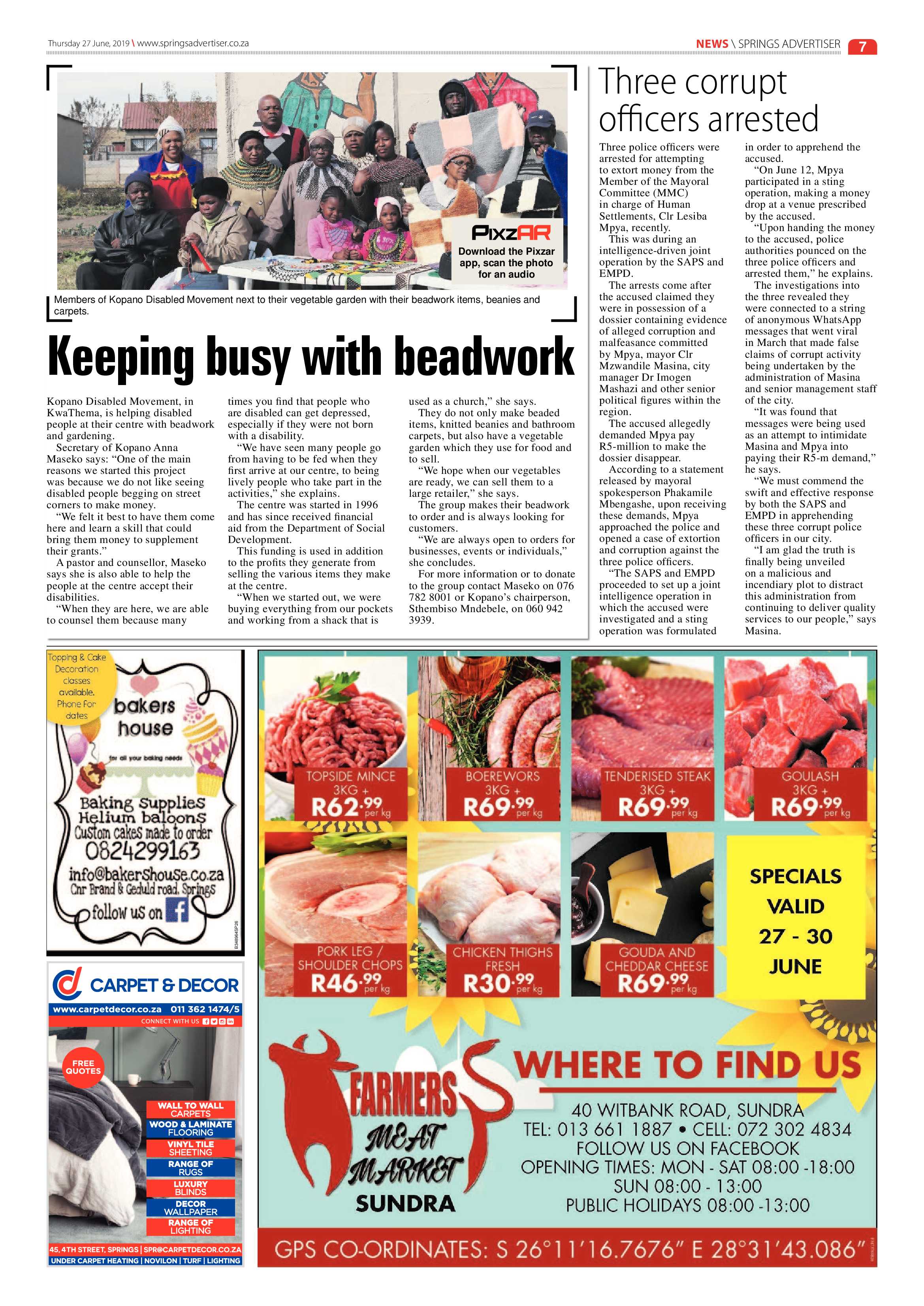 Springs Advertiser 27 June 2019 page 7